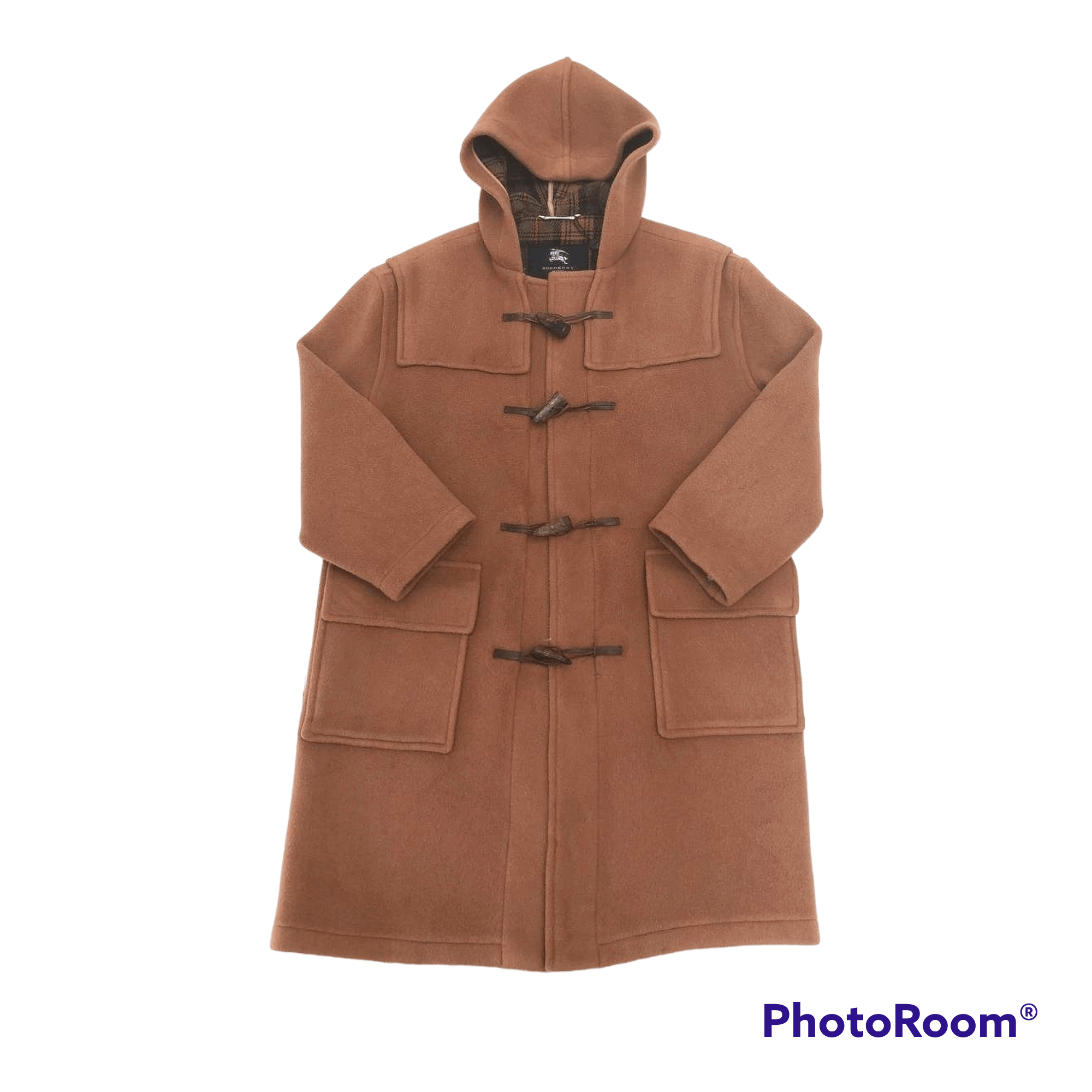 Burberry Burberry Nova Check Duffle Wool Coat Size US S / EU 44-46 / 1 - 5 Thumbnail