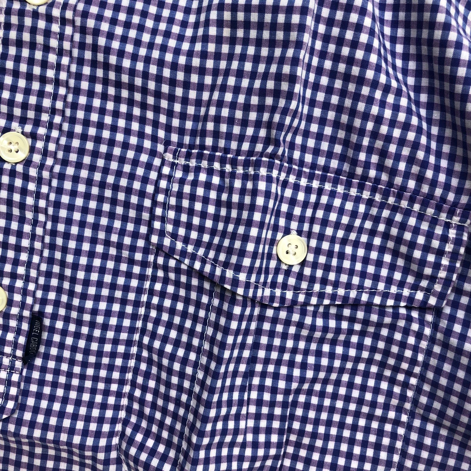 Nigel Cabourn Nigel Cabourn Plaid Half Button Shirt Size US M / EU 48-50 / 2 - 7 Thumbnail