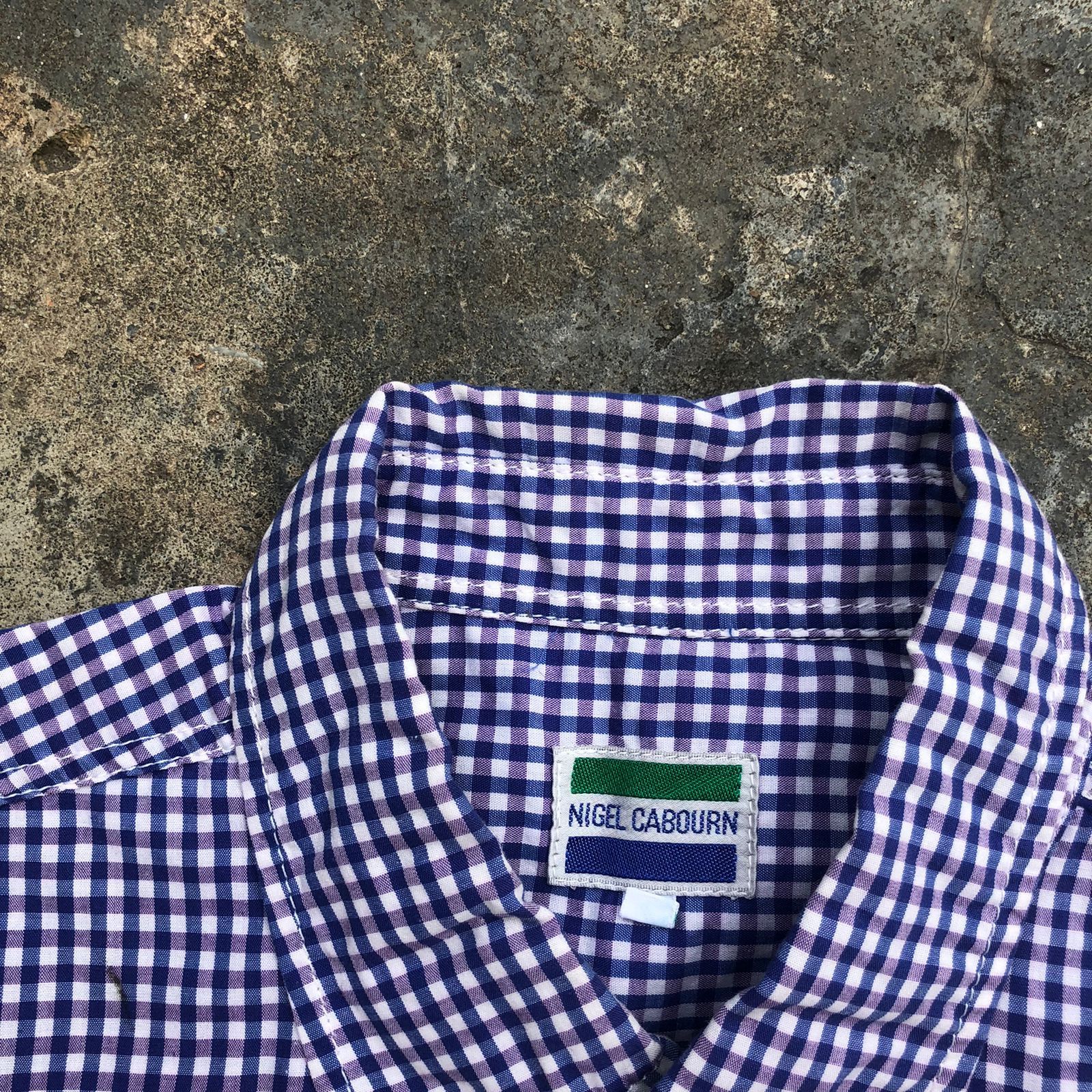 Nigel Cabourn Nigel Cabourn Plaid Half Button Shirt Size US M / EU 48-50 / 2 - 2 Thumbnail