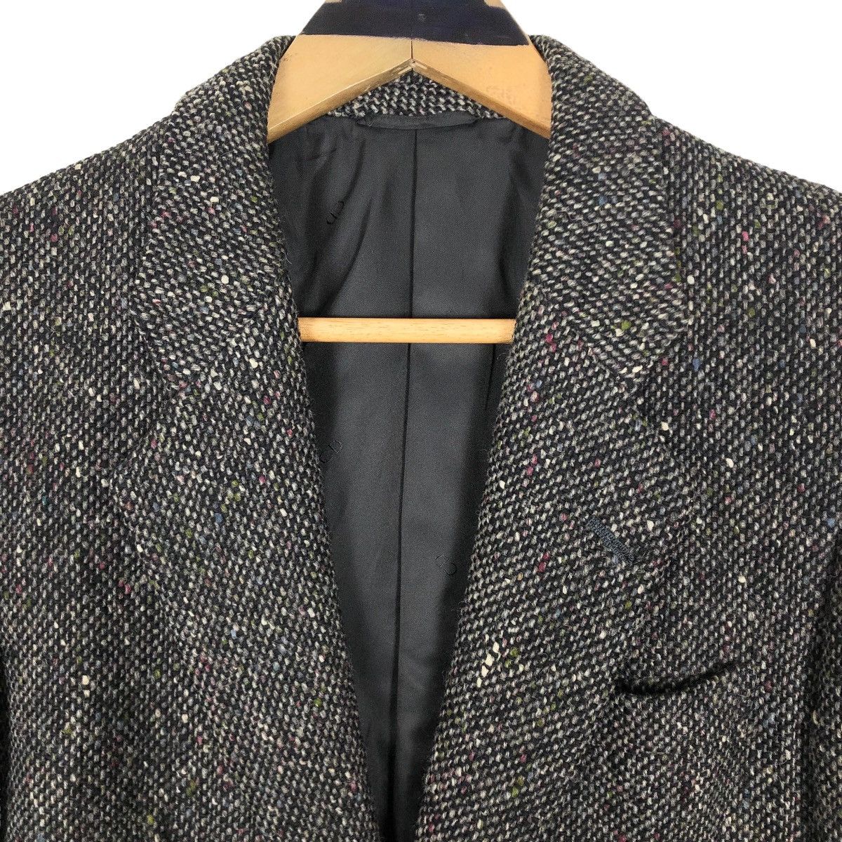 Christian Dior Monsieur Vintage 80s Christian Dior Monsieur Prêt-A-Porter Tweed Coat Size 34R - 3 Thumbnail