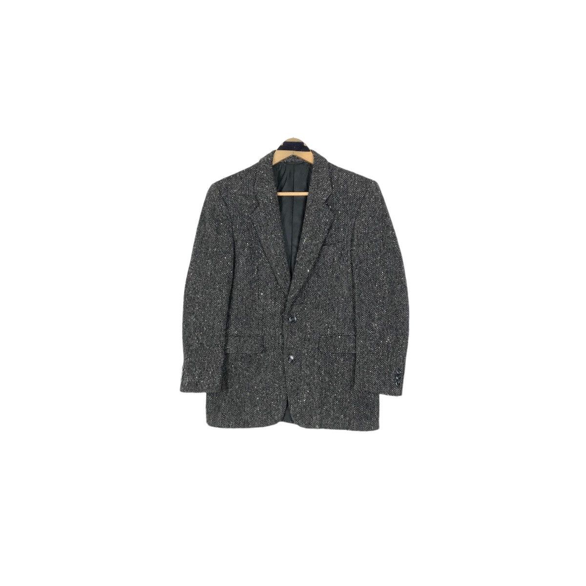 Christian Dior Monsieur Vintage 80s Christian Dior Monsieur Prêt-A-Porter Tweed Coat Size 34R - 8 Thumbnail