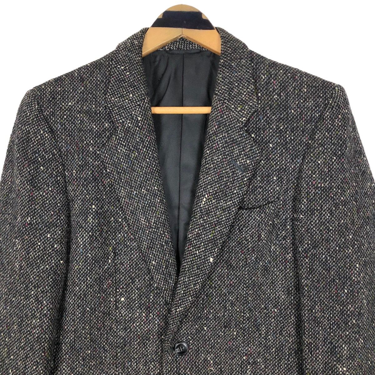 Christian Dior Monsieur Vintage 80s Christian Dior Monsieur Prêt-A-Porter Tweed Coat Size 34R - 2 Thumbnail