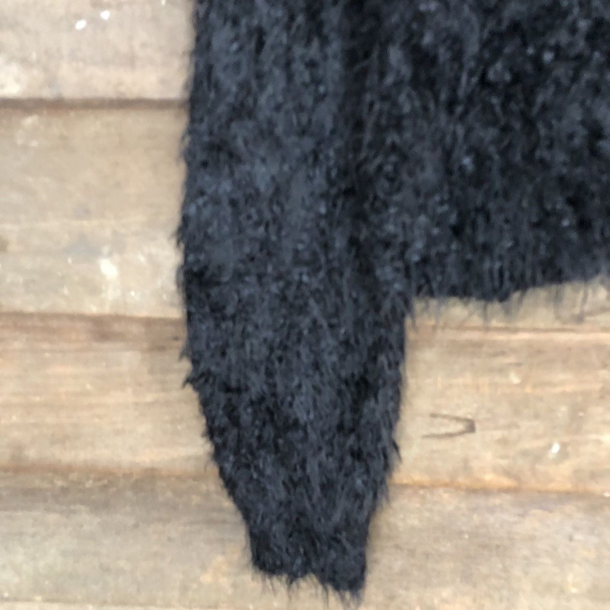 Homespun Knitwear × Japanese Brand W.closet Black Mohair Shag Shaggy Knitwear #0528 Size M / US 6-8 / IT 42-44 - 6 Thumbnail