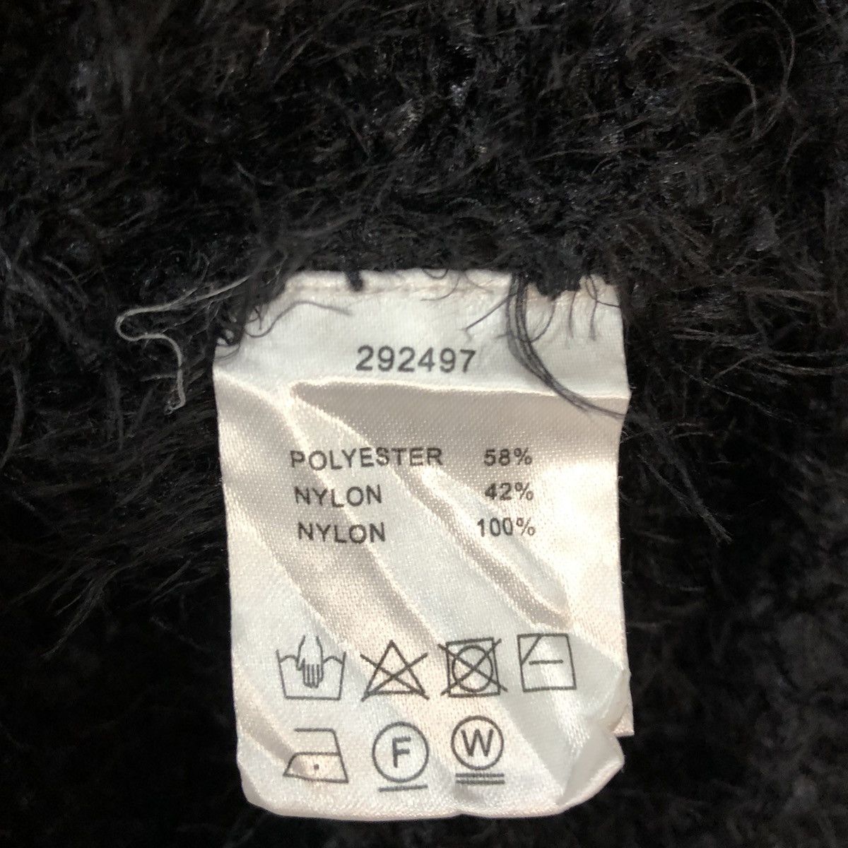Homespun Knitwear × Japanese Brand W.closet Black Mohair Shag Shaggy Knitwear #0528 Size M / US 6-8 / IT 42-44 - 11 Thumbnail