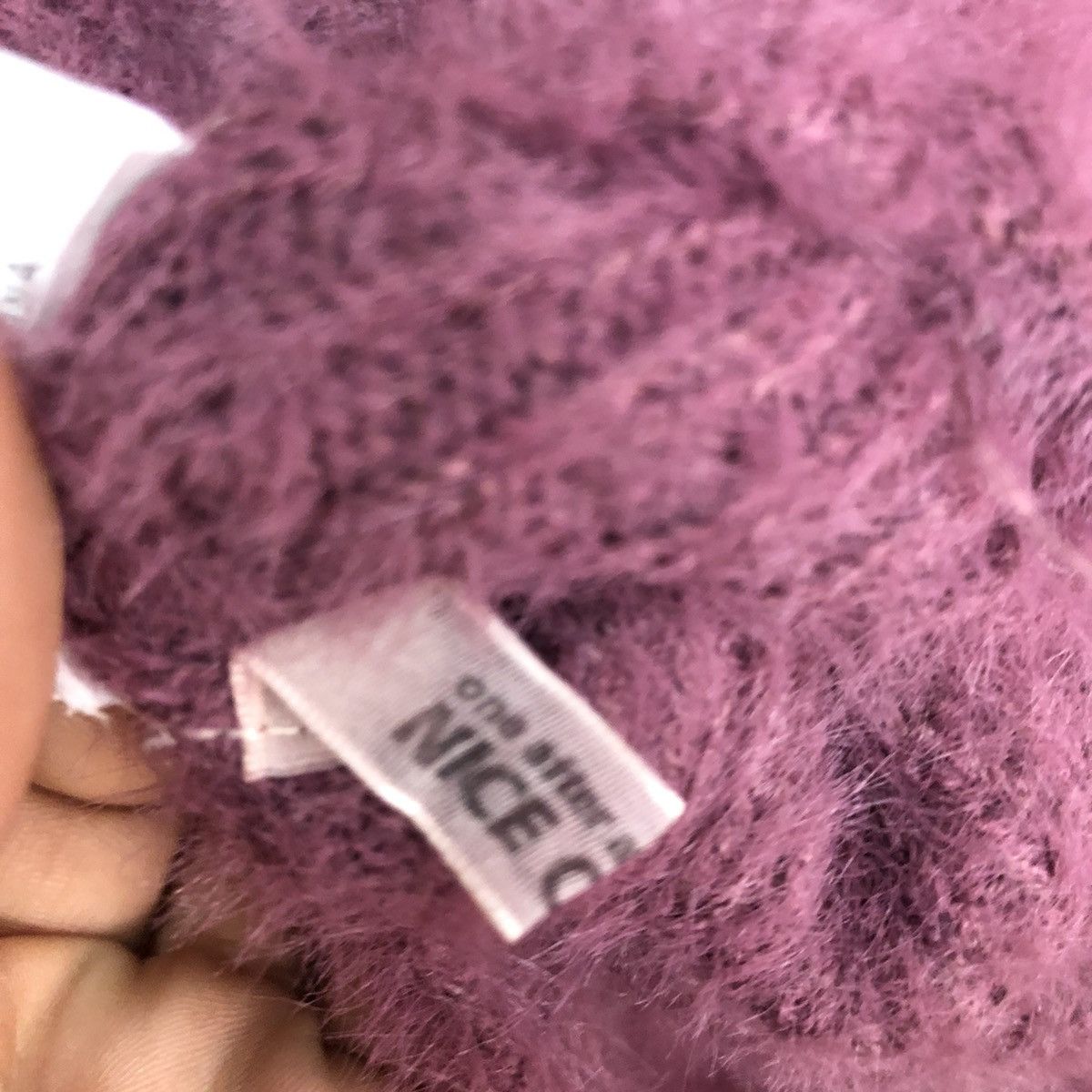 Homespun Knitwear Nice Claup Purple Mohair Soft Fur Shag Shaggy Knitwear #0524 Size M / US 6-8 / IT 42-44 - 12 Thumbnail