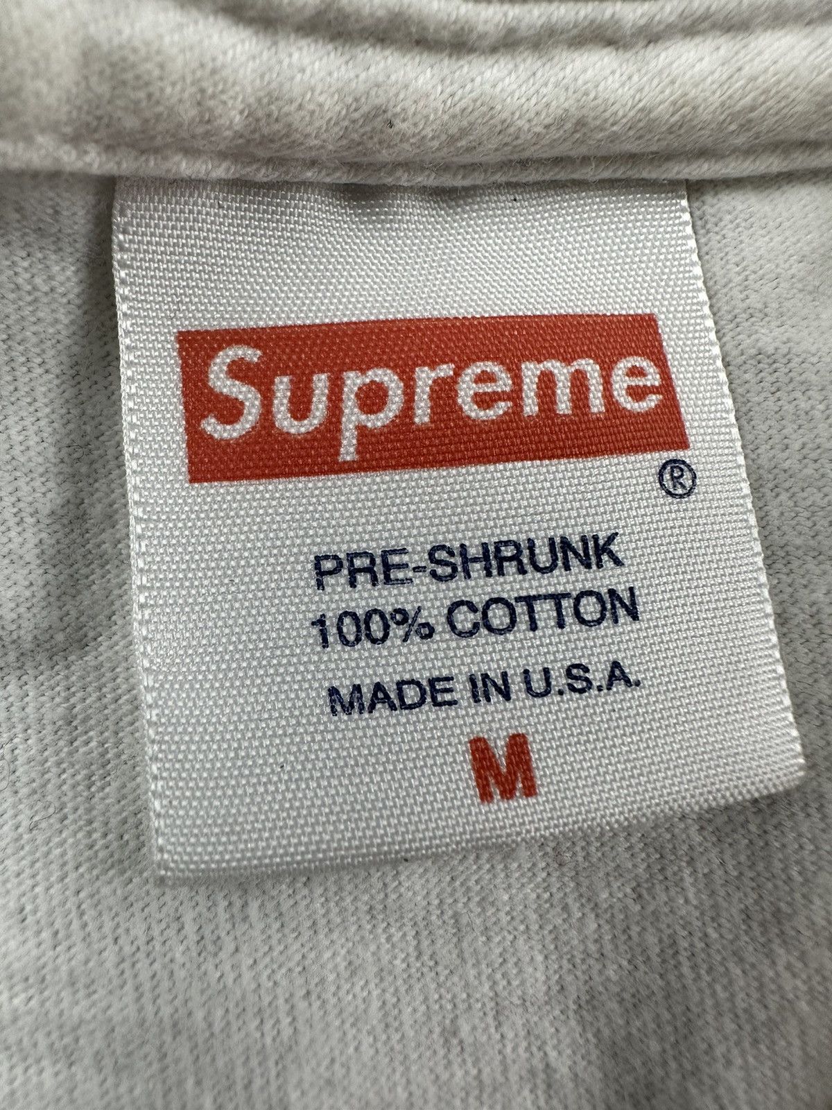 Supreme Supreme "I Don't Want To Go To School Today" Tee SS15 White Size US M / EU 48-50 / 2 - 4 Thumbnail