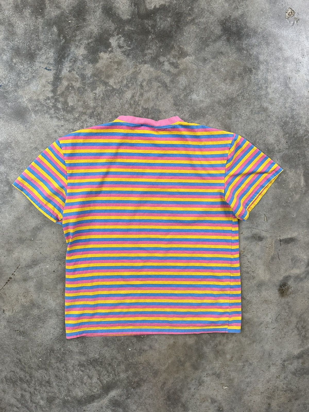 Odd Future Odd Future Striped Embroidered Center Logo Tee Sz. XL Size US XL / EU 56 / 4 - 5 Thumbnail