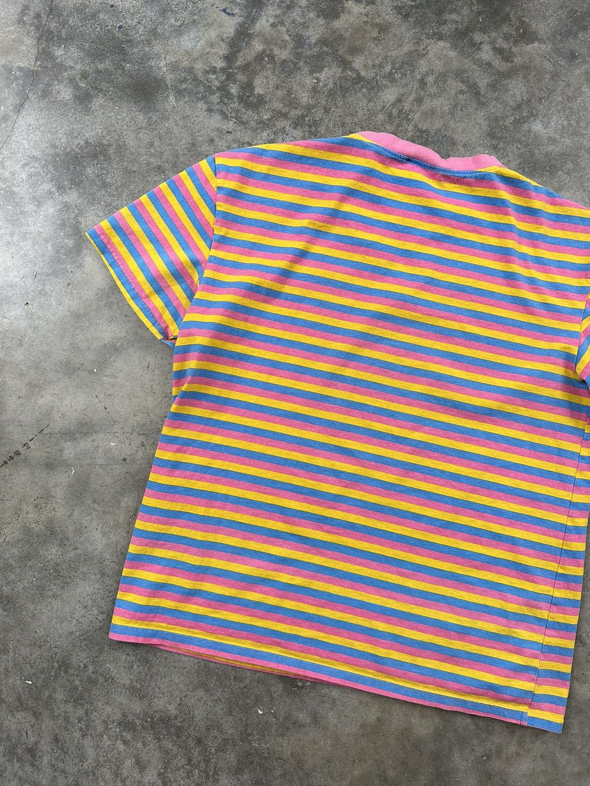 Odd Future Odd Future Striped Embroidered Center Logo Tee Sz. XL Size US XL / EU 56 / 4 - 7 Thumbnail