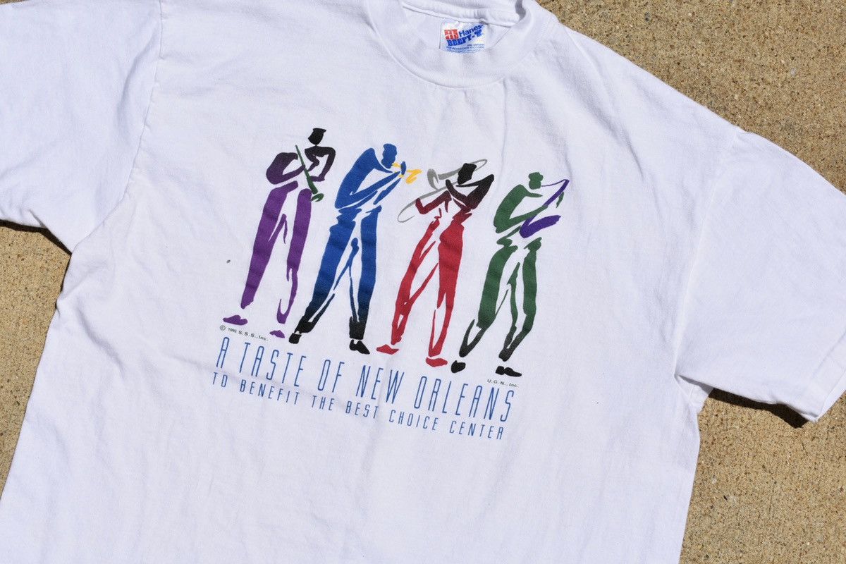 Vintage Vintage 90s New Orleans T-Shirt (L) Size US L / EU 52-54 / 3 - 2 Thumbnail