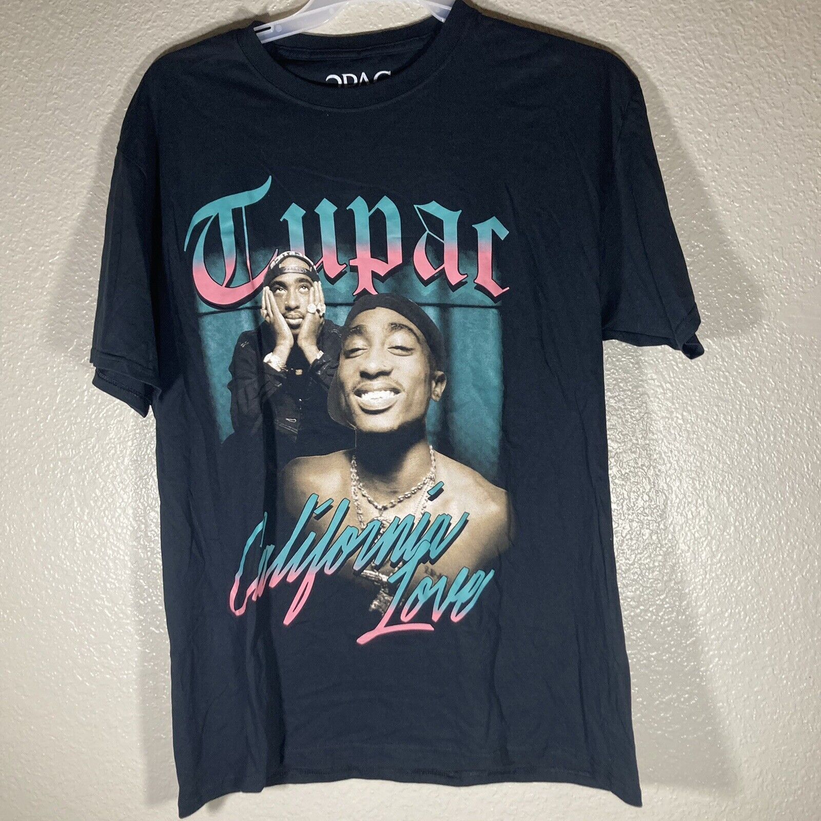 Vintage Mens TUPAC Tee Shirt 2 Pac Size Large California Love Hip Hop ...