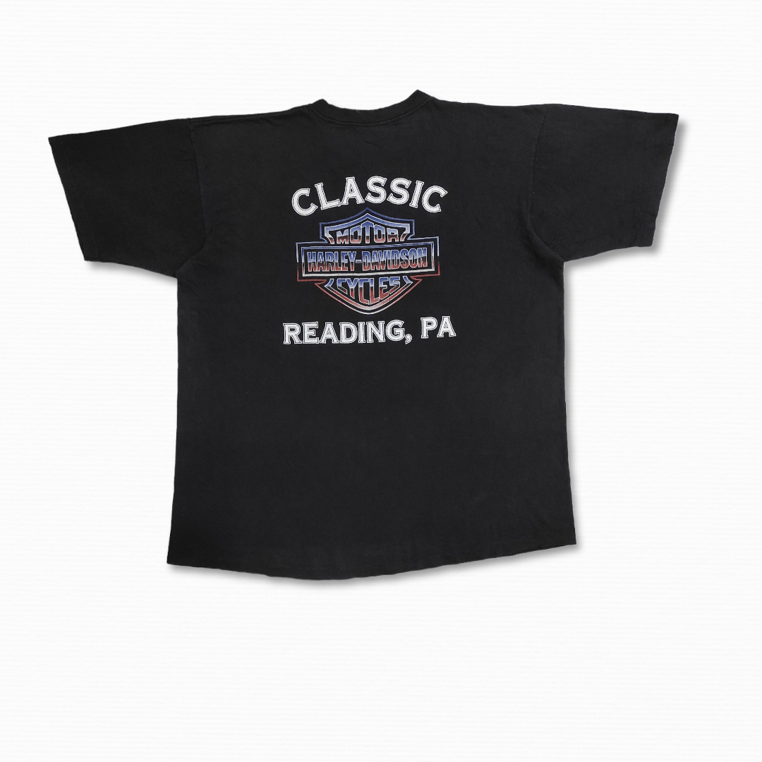 Harley Davidson Vintage 1996 Harley Davidson FOX Eagle 3D graphics tee Size US XXL / EU 58 / 5 - 2 Thumbnail