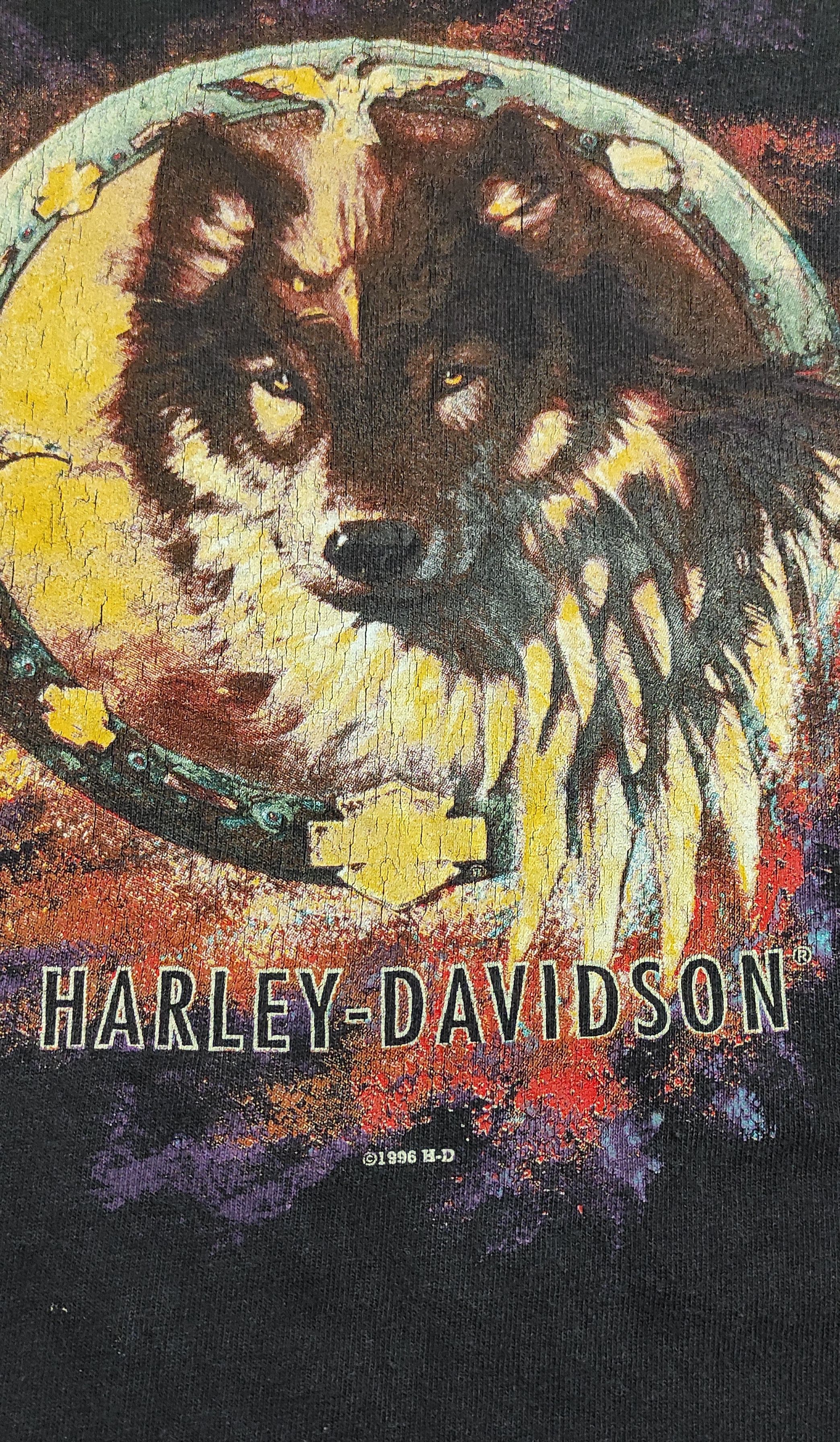 Harley Davidson Vintage 1996 Harley Davidson FOX Eagle 3D graphics tee Size US XXL / EU 58 / 5 - 8 Thumbnail