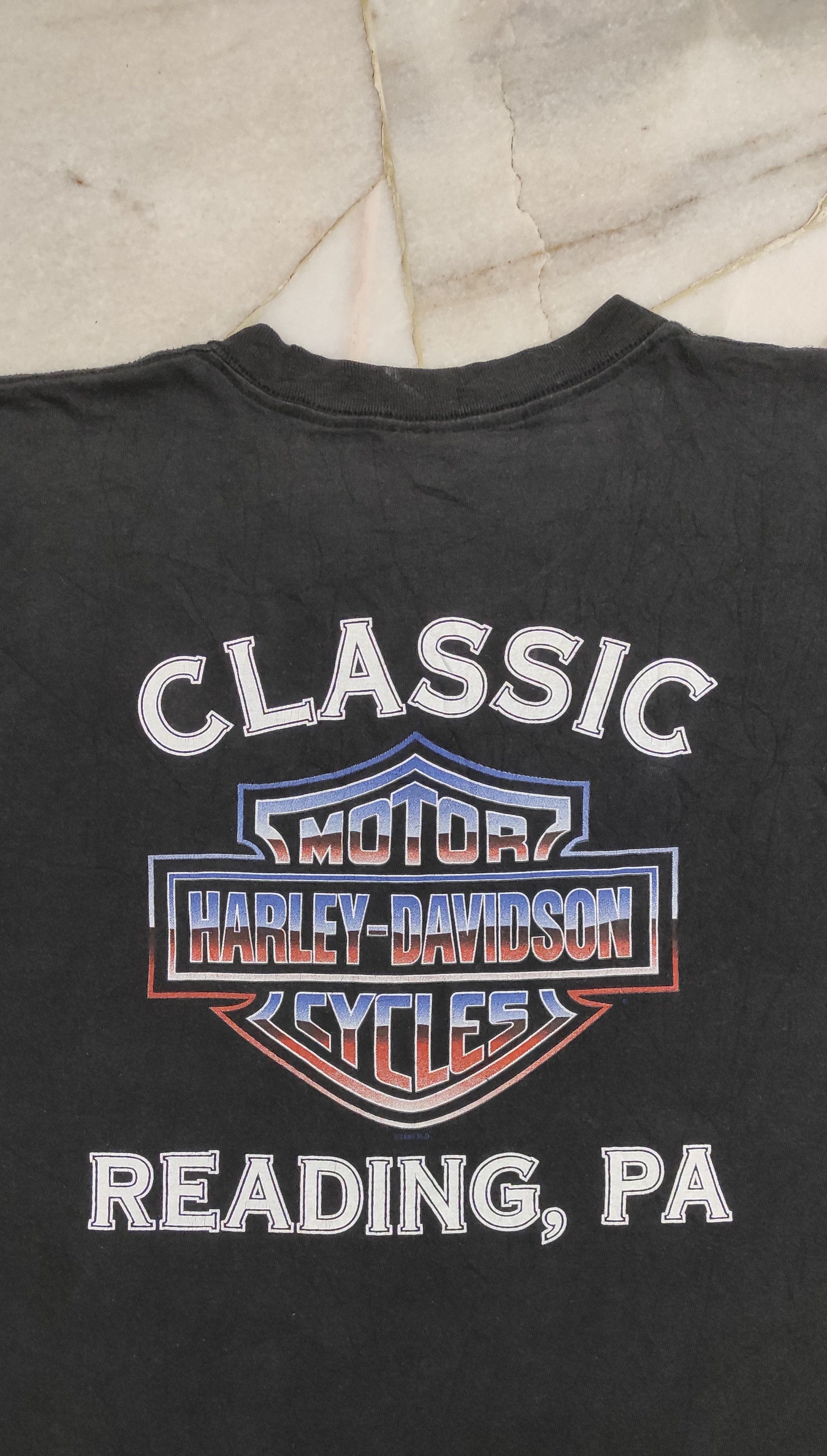 Harley Davidson Vintage 1996 Harley Davidson FOX Eagle 3D graphics tee Size US XXL / EU 58 / 5 - 6 Thumbnail
