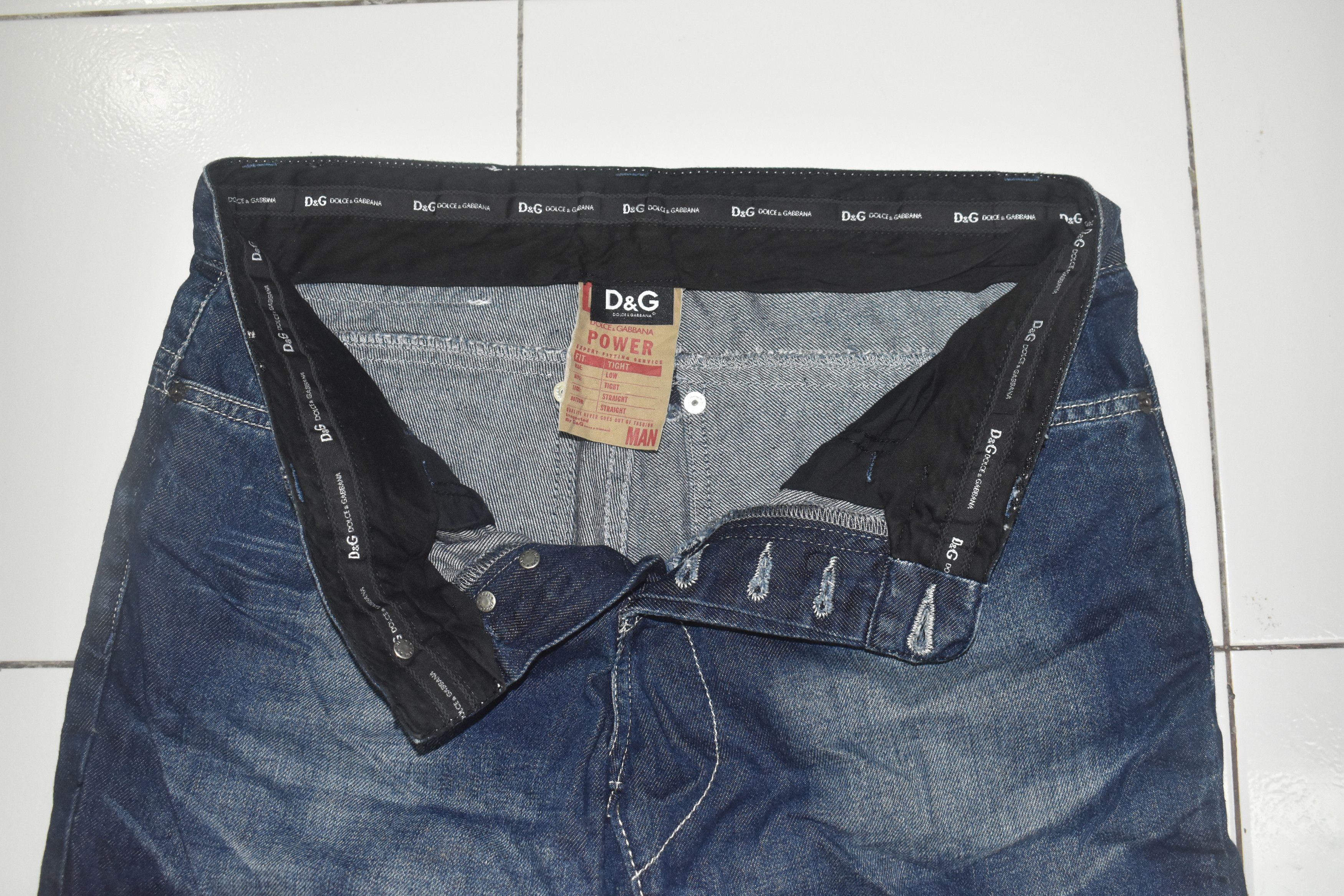 Designer × Dolce & Gabbana Dolce & Gabbana I Love D&G Jeans Size US 32 / EU 48 - 5 Thumbnail