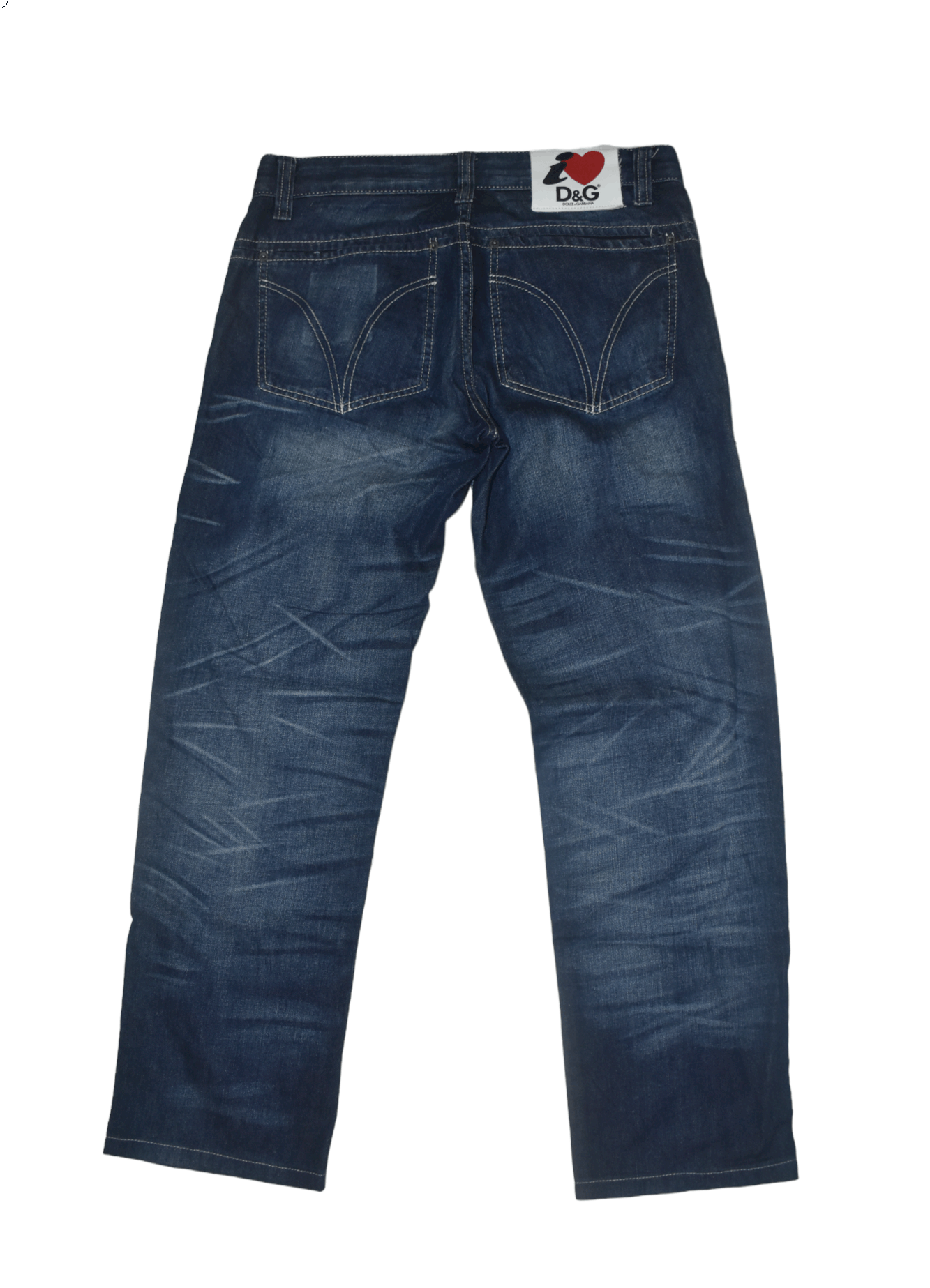 Designer × Dolce & Gabbana Dolce & Gabbana I Love D&G Jeans Size US 32 / EU 48 - 1 Thumbnail
