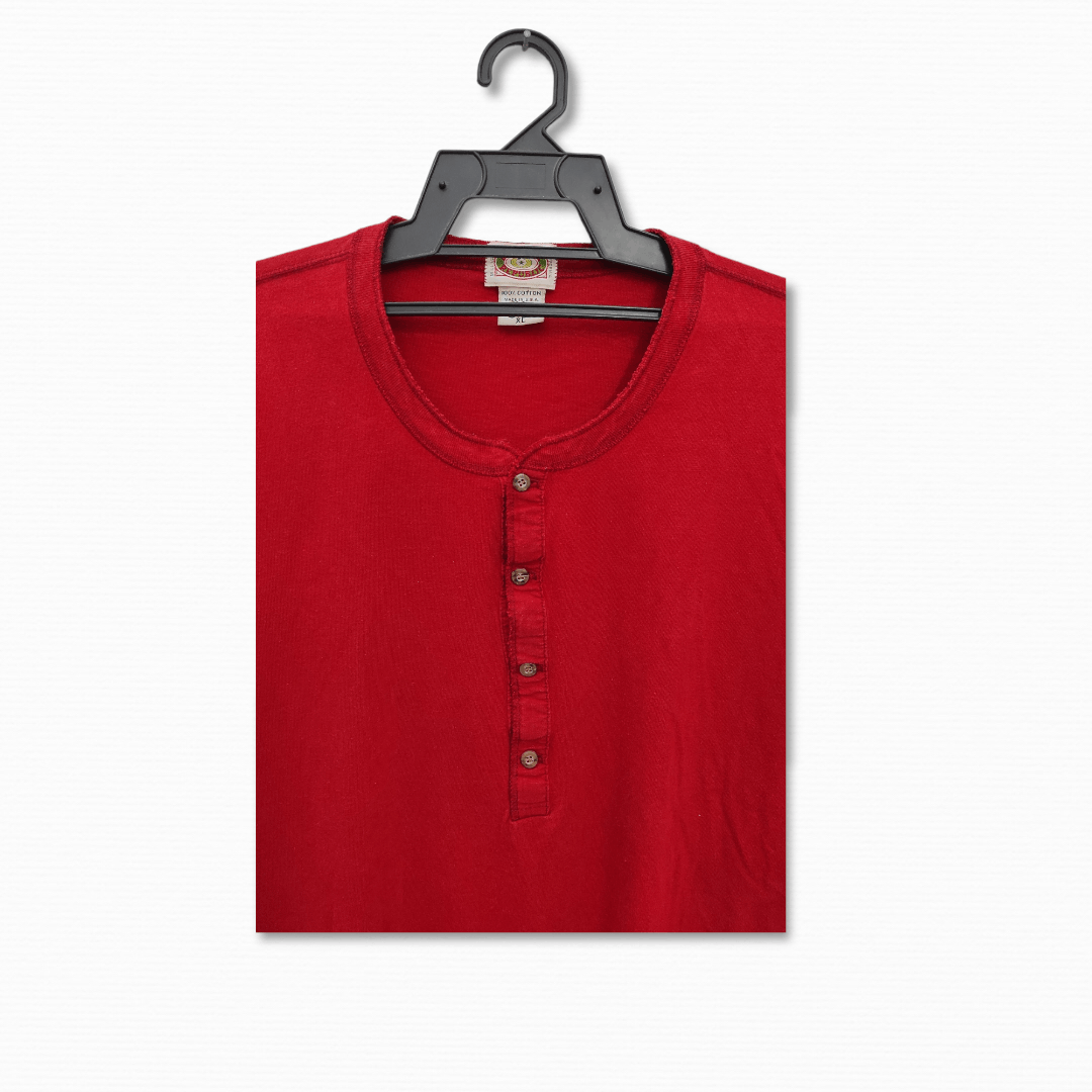 Banana Republic Vintage 80's BANANA REPUBLIC Safari Henley neck 4 buttons Size US XL / EU 56 / 4 - 10 Thumbnail