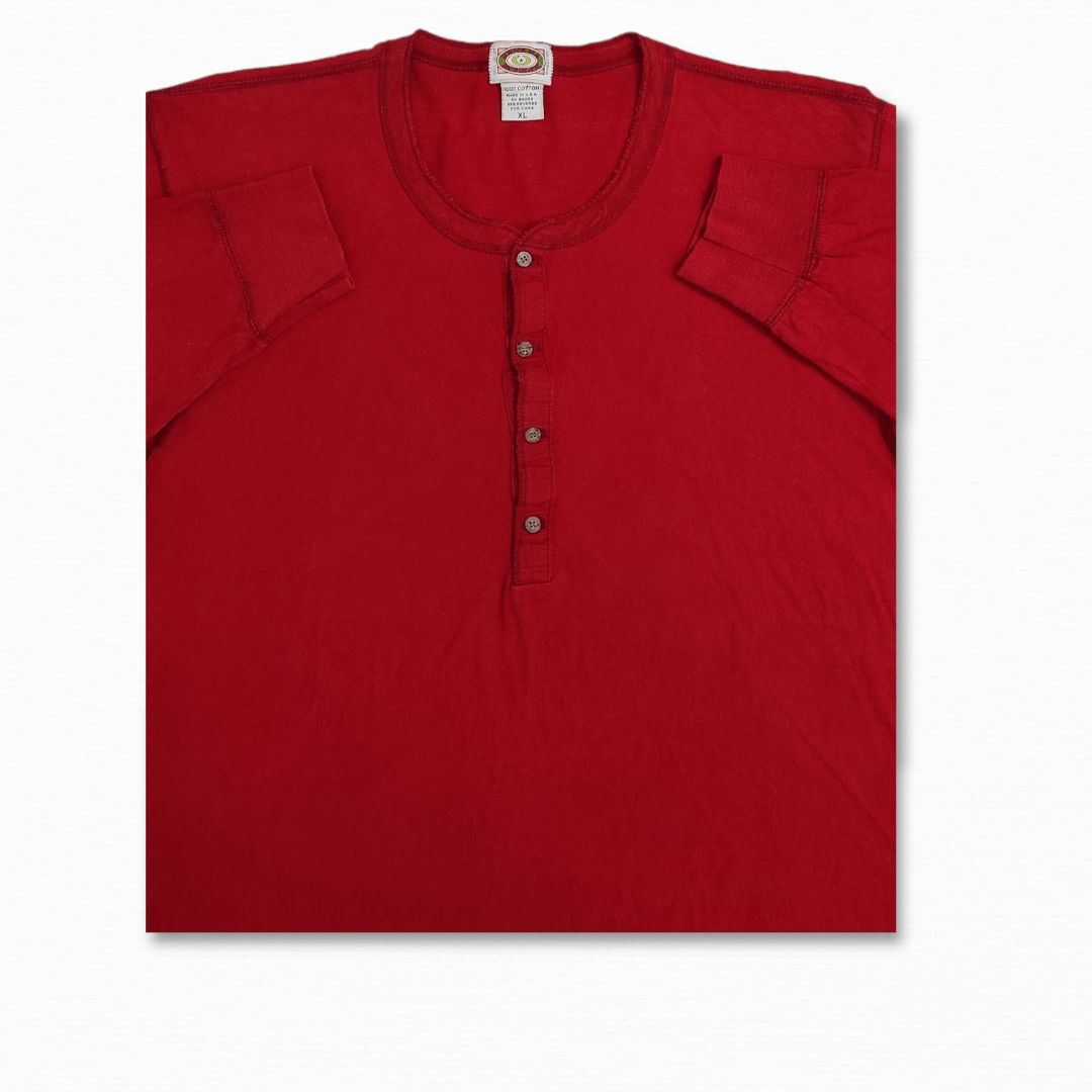 Banana Republic Vintage 80's BANANA REPUBLIC Safari Henley neck 4 buttons Size US XL / EU 56 / 4 - 11 Thumbnail