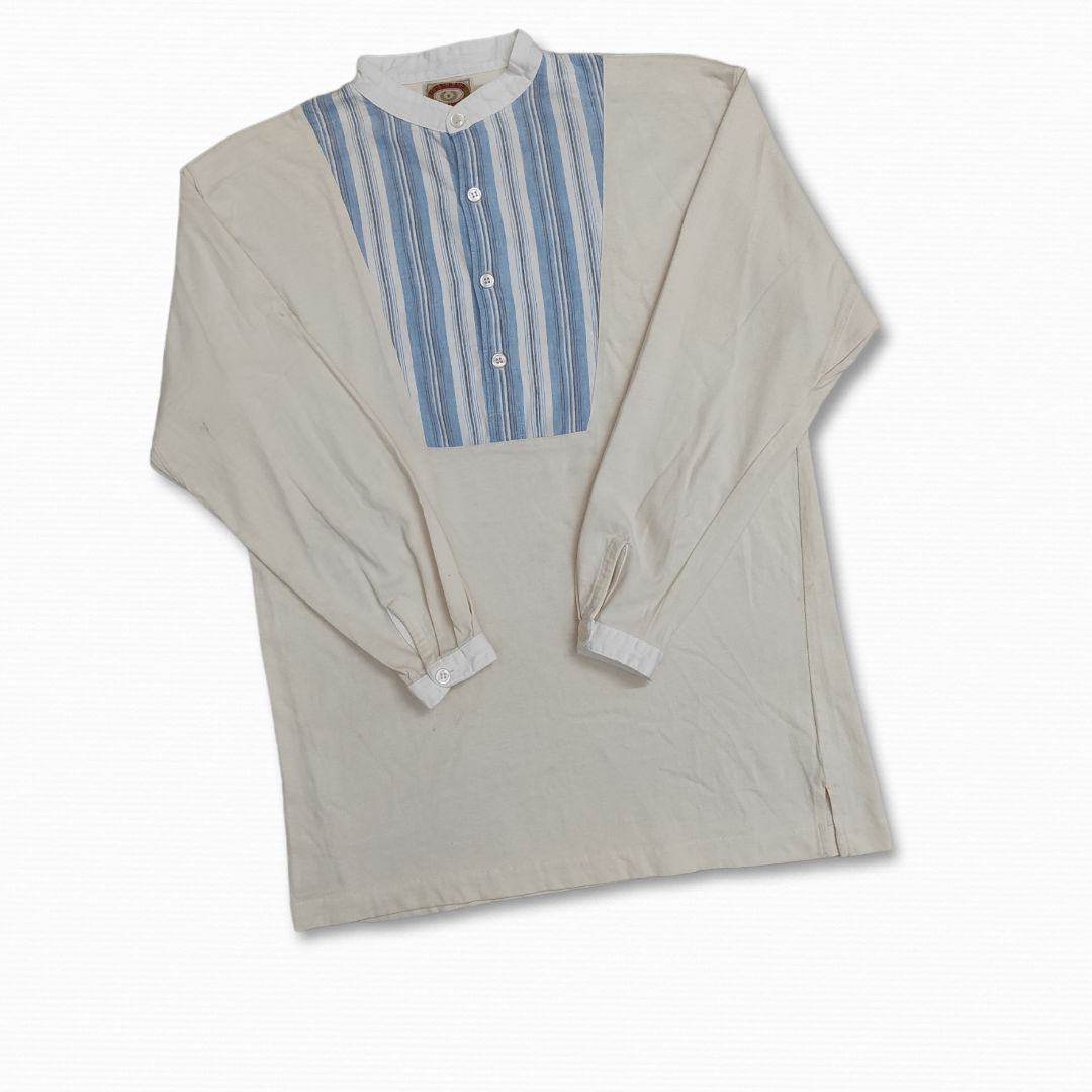 Banana Republic Vintage 80's BANANA REPUBLIC Henley patch Titanic shirt Size US M / EU 48-50 / 2 - 3 Thumbnail