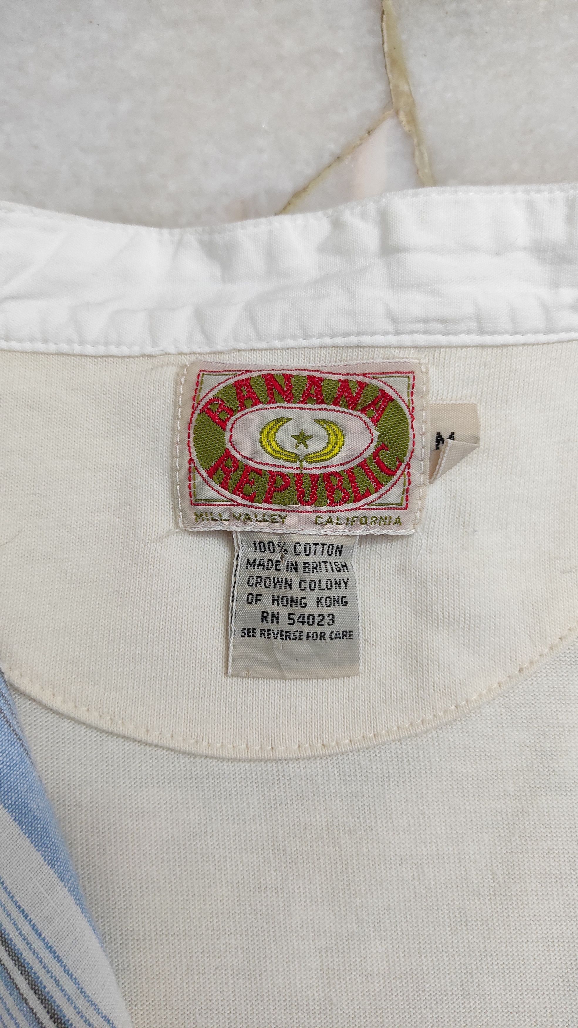 Banana Republic Vintage 80's BANANA REPUBLIC Henley patch Titanic shirt Size US M / EU 48-50 / 2 - 7 Thumbnail