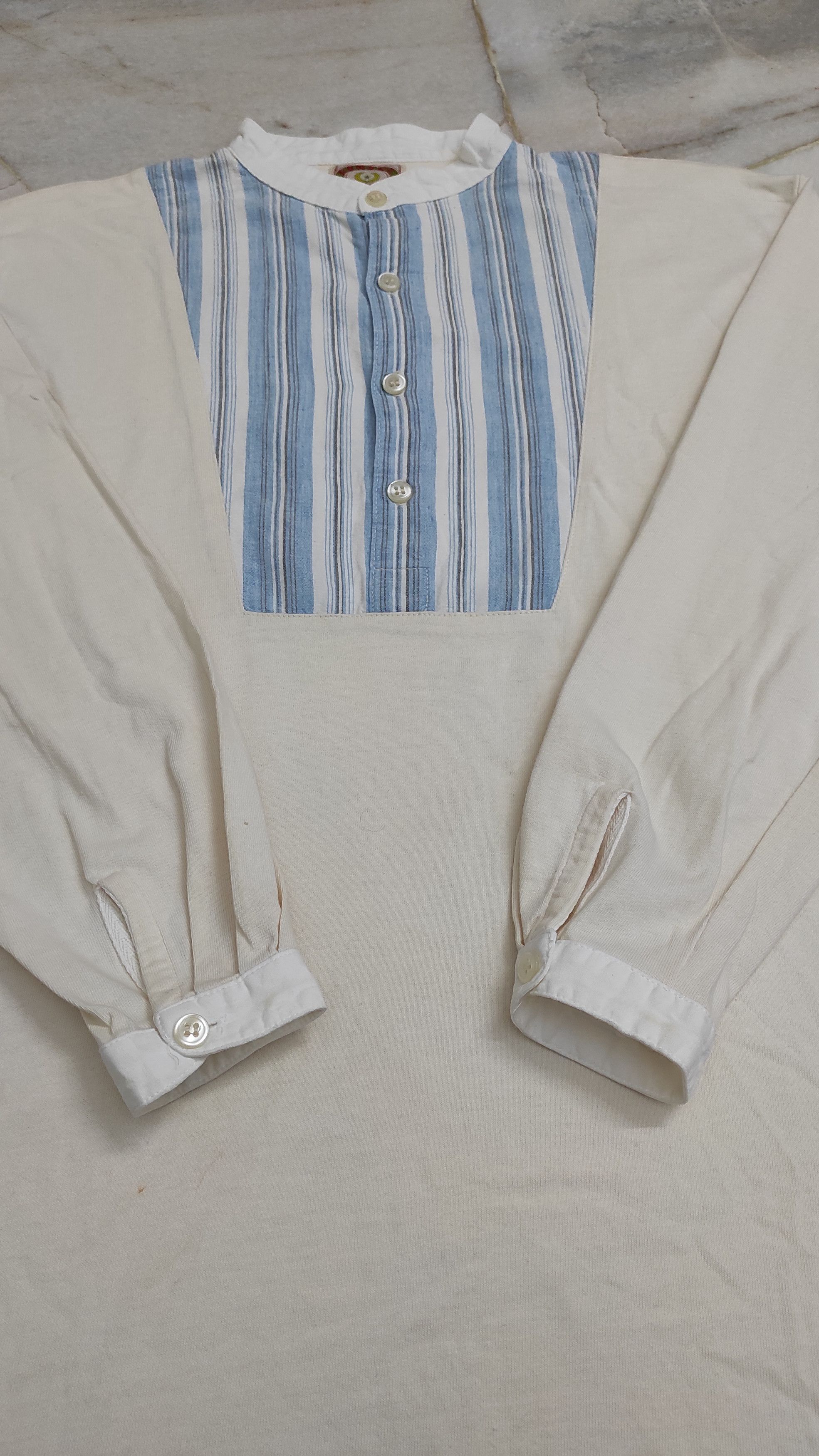 Banana Republic Vintage 80's BANANA REPUBLIC Henley patch Titanic shirt Size US M / EU 48-50 / 2 - 14 Thumbnail