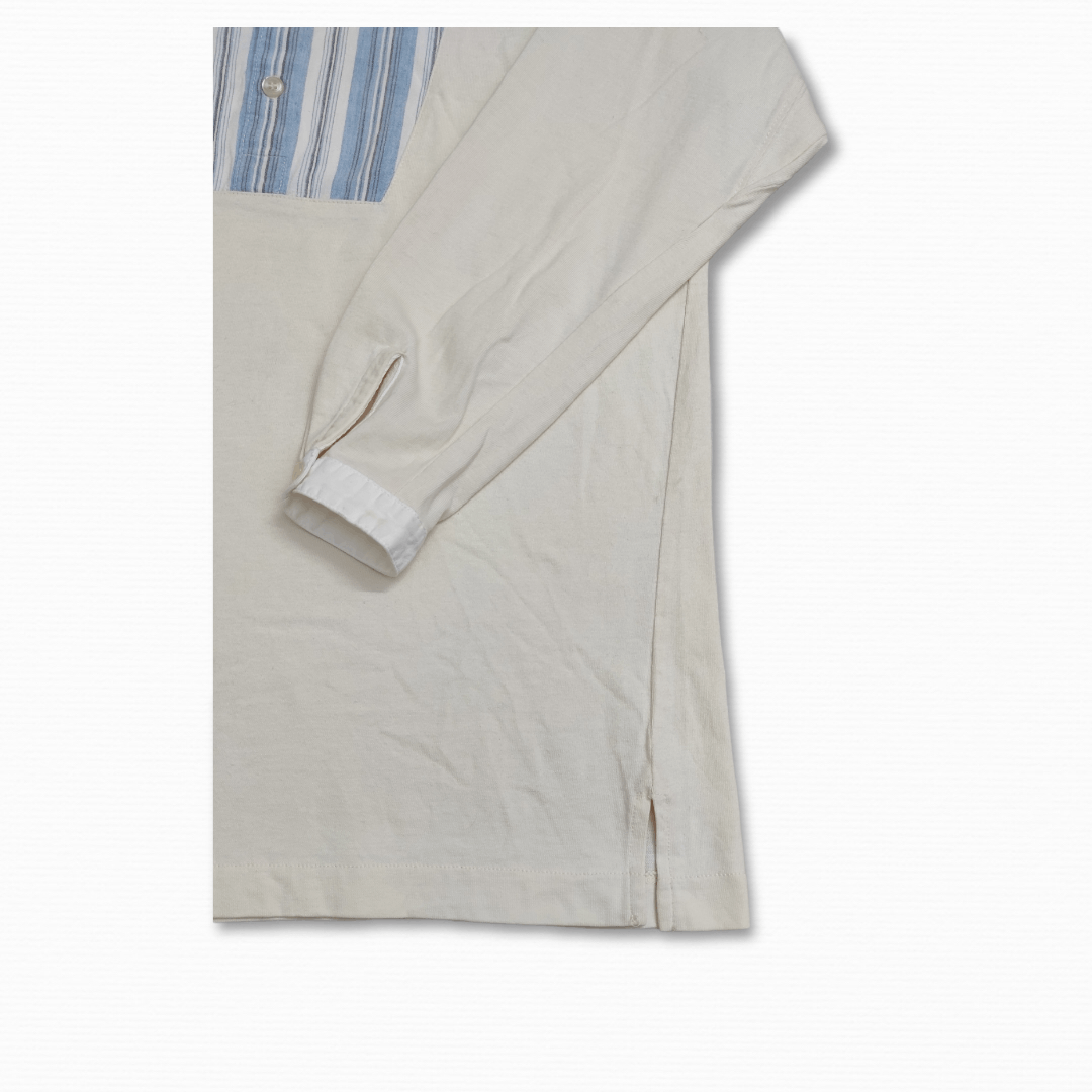 Banana Republic Vintage 80's BANANA REPUBLIC Henley patch Titanic shirt Size US M / EU 48-50 / 2 - 4 Thumbnail