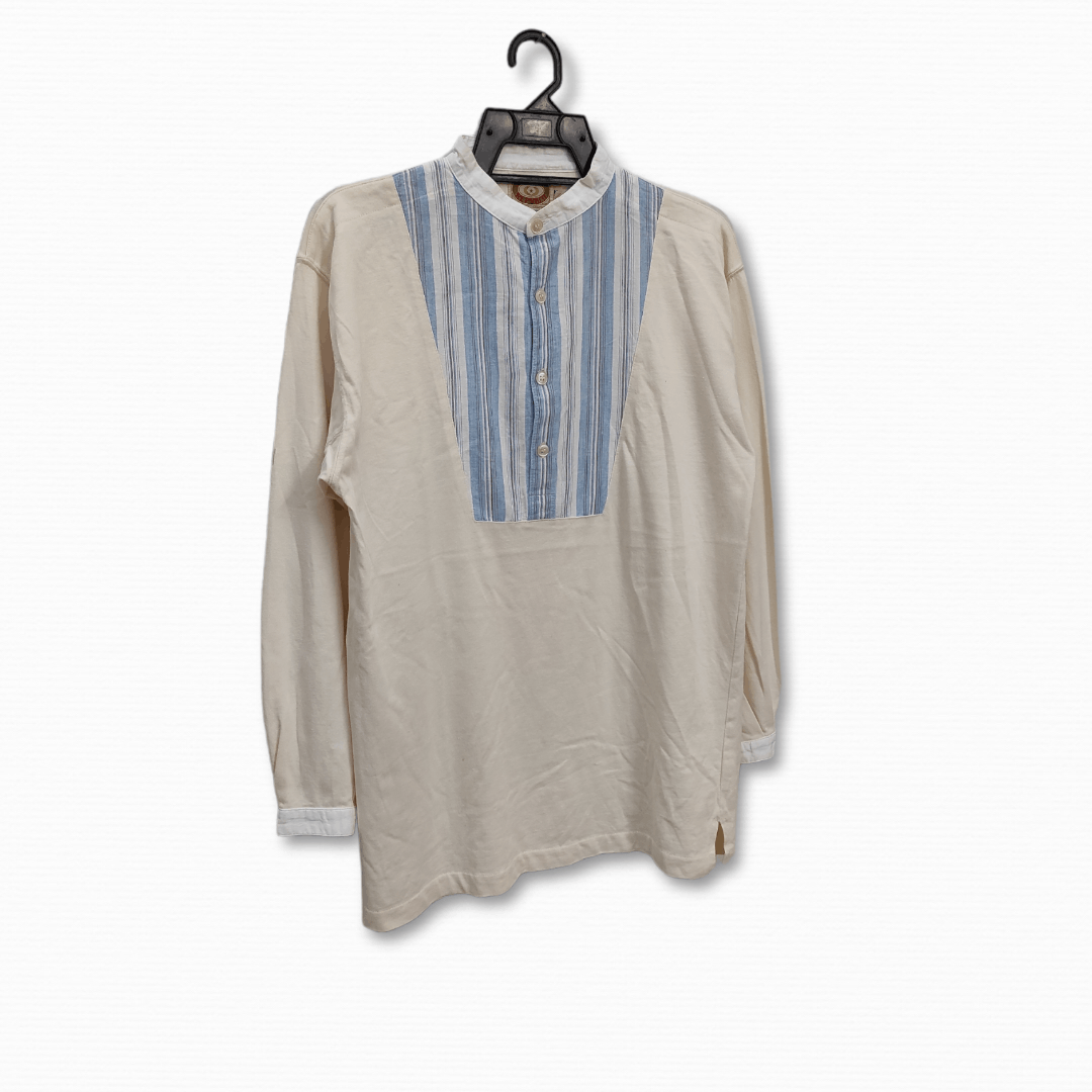 Banana Republic Vintage 80's BANANA REPUBLIC Henley patch Titanic shirt Size US M / EU 48-50 / 2 - 10 Thumbnail