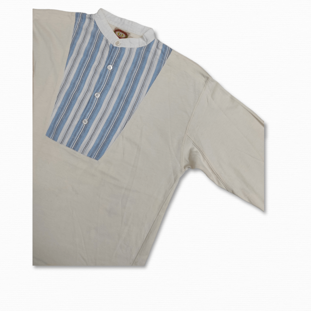 Banana Republic Vintage 80's BANANA REPUBLIC Henley patch Titanic shirt Size US M / EU 48-50 / 2 - 6 Thumbnail