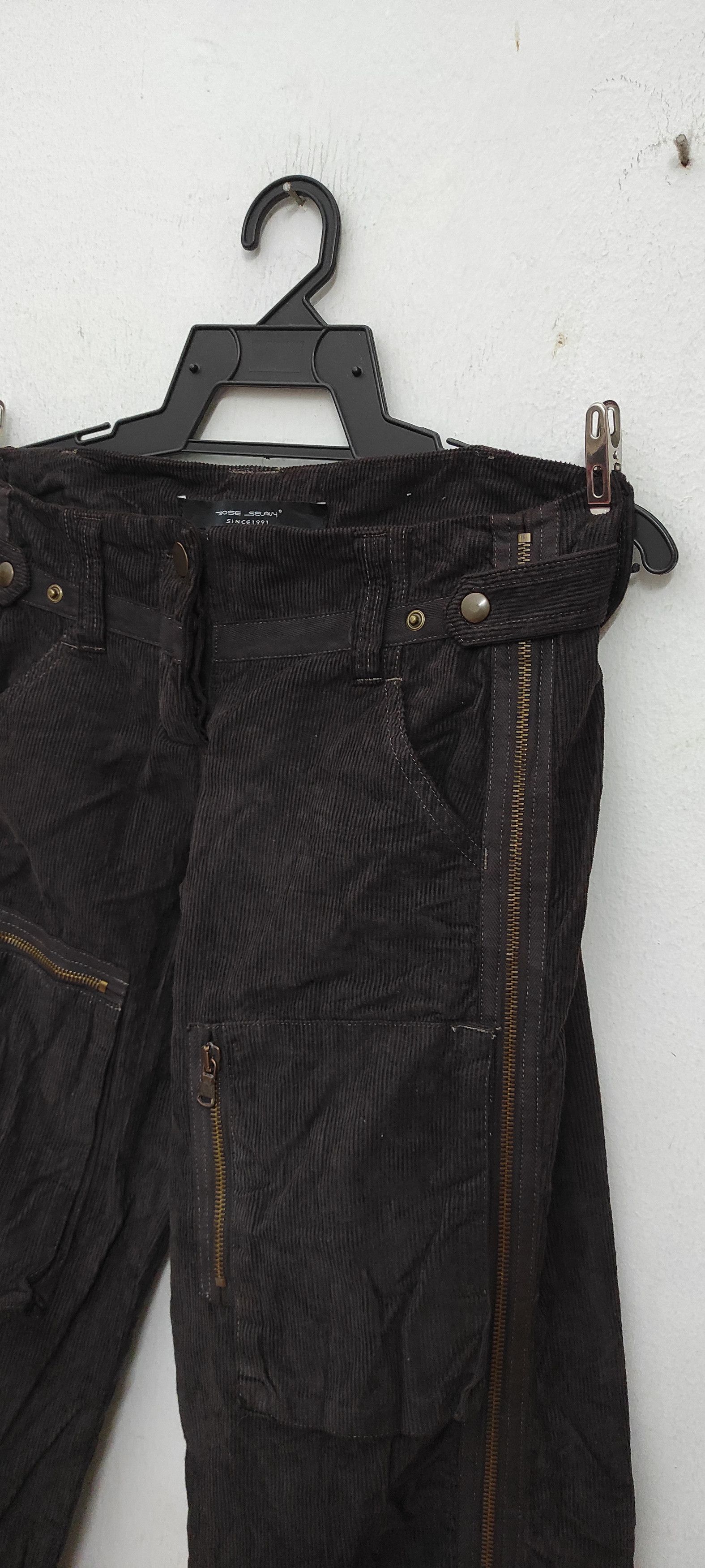 Other Archive ROSE SELAVY Parachute zippers velour trousers Size 26" / US 2 / IT 38 - 6 Thumbnail