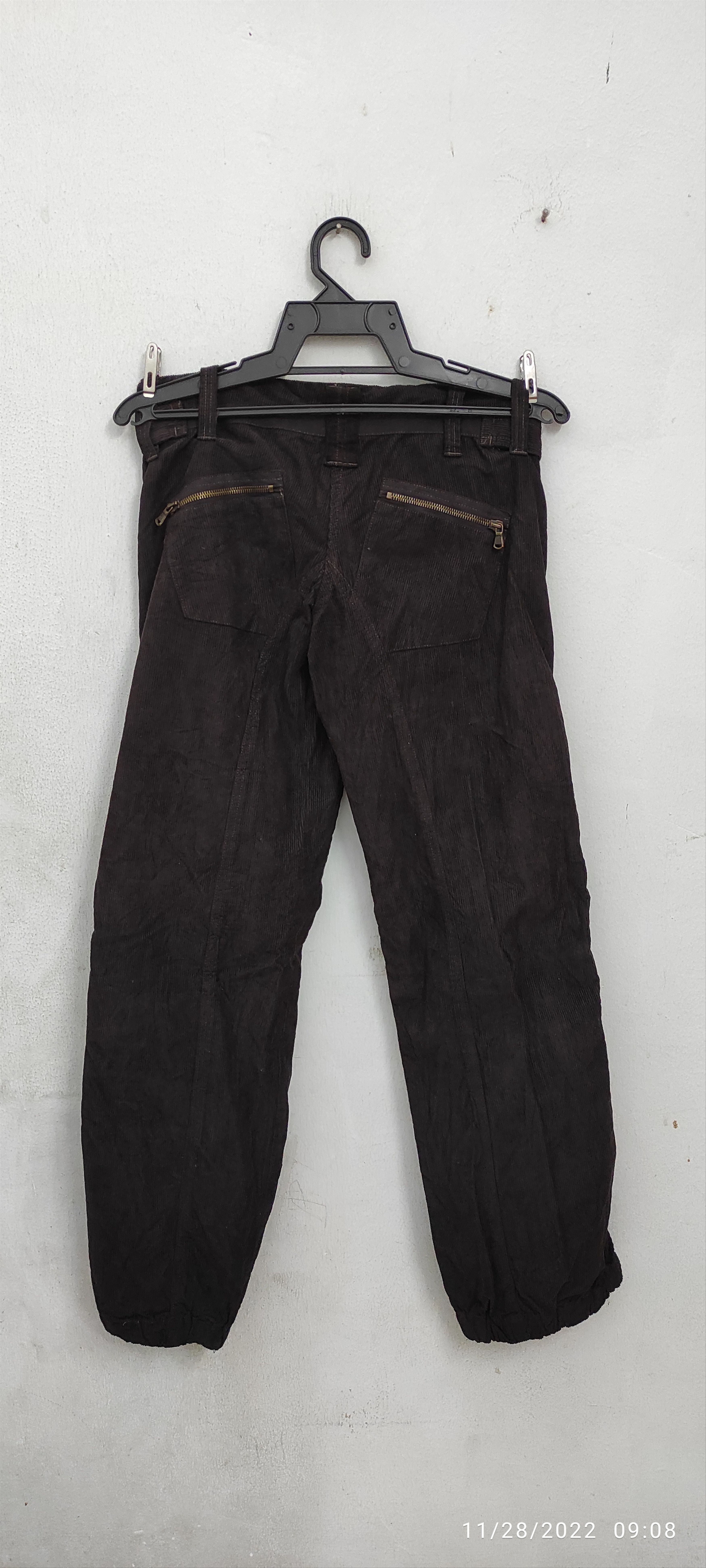 Other Archive ROSE SELAVY Parachute zippers velour trousers Size 26" / US 2 / IT 38 - 2 Thumbnail