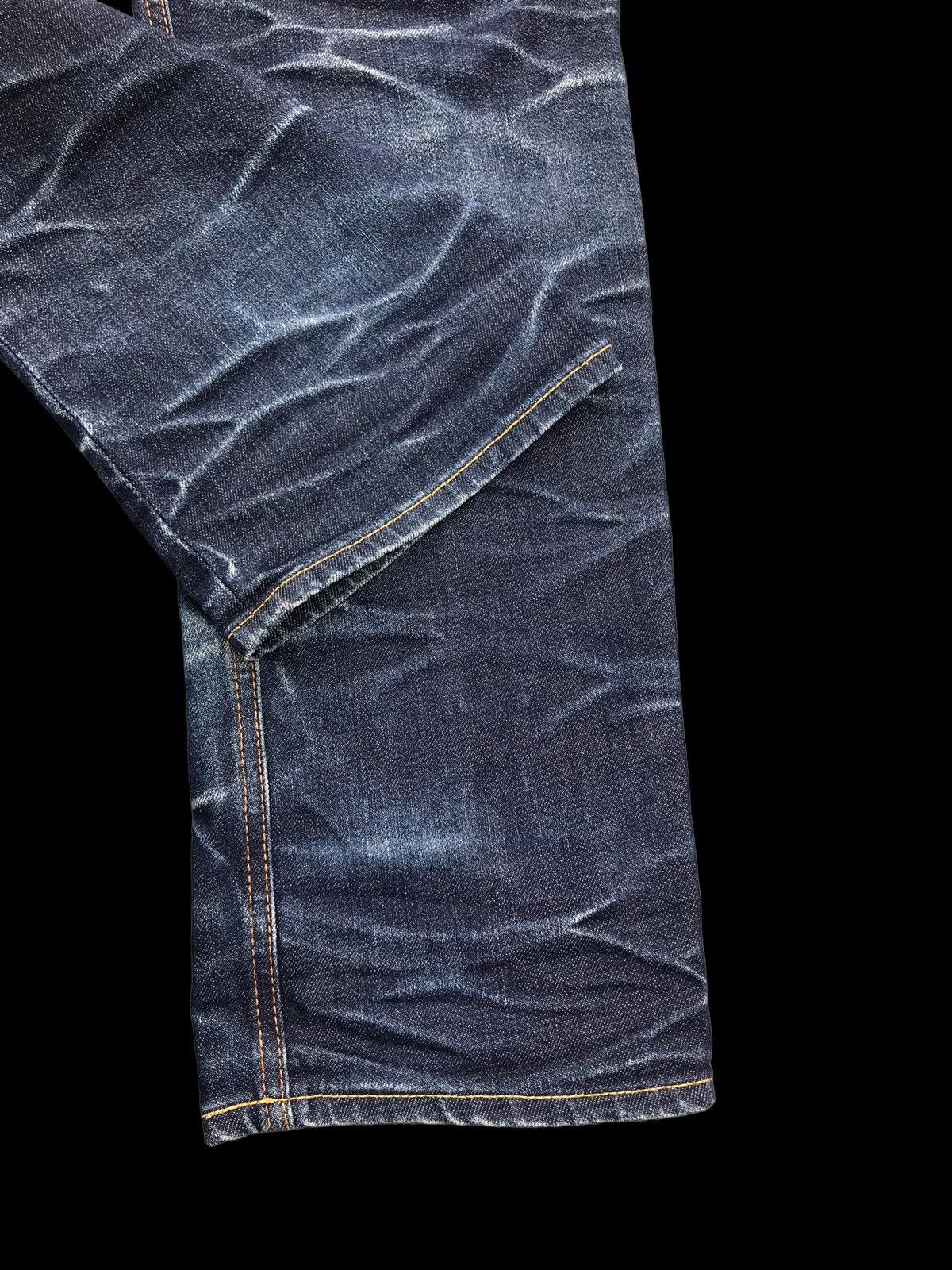FACTOTUM × If Six Was Nine RARE💥Crazy Faded Japanese Indigo Blue Denim Jeans Size US 31 - 8 Thumbnail