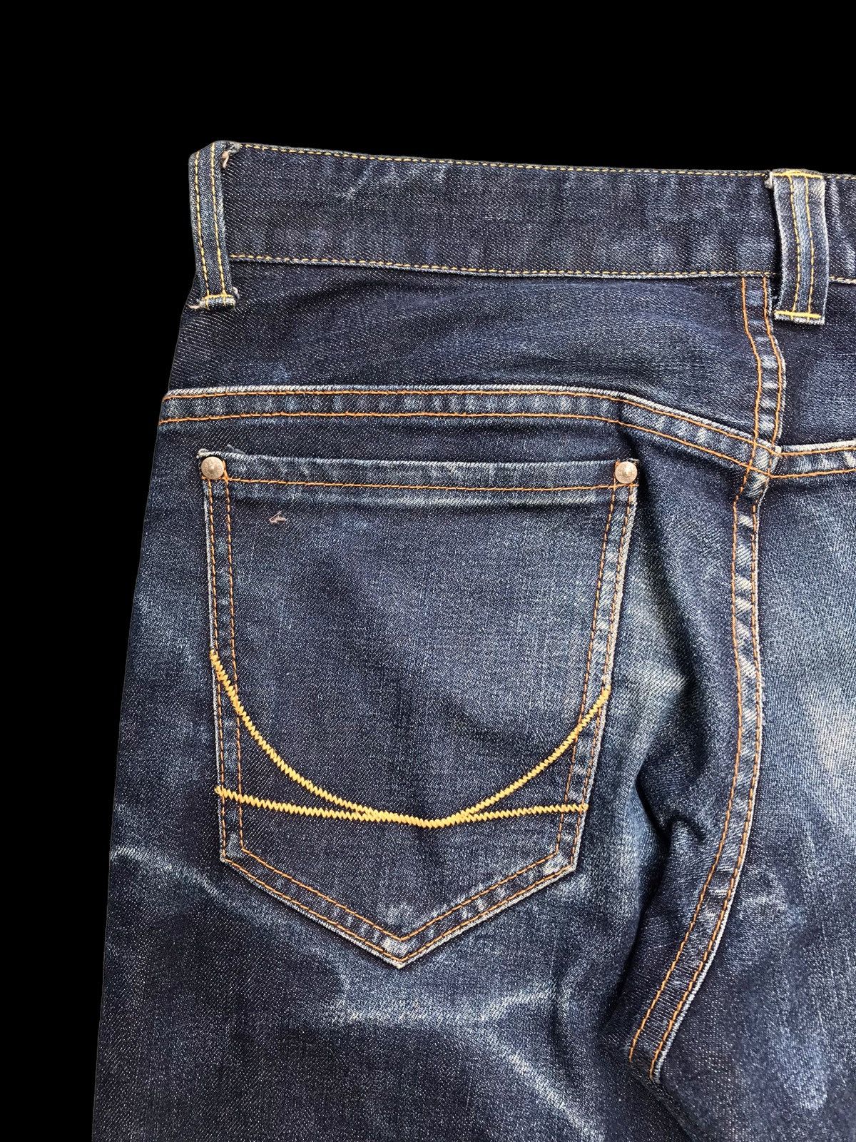 FACTOTUM × If Six Was Nine RARE💥Crazy Faded Japanese Indigo Blue Denim Jeans Size US 31 - 10 Thumbnail