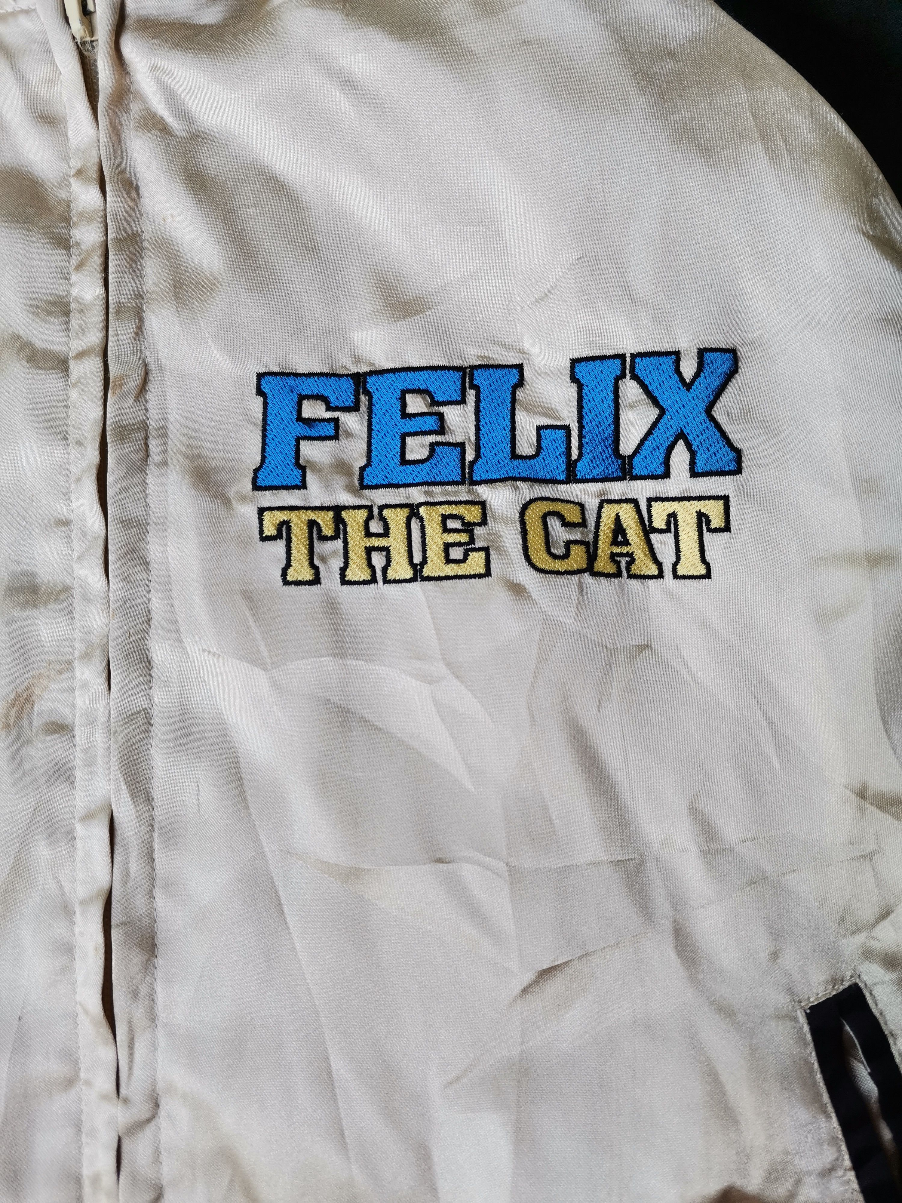 Cartoon Network Felix The Cat Nylon Sukajan Jacket Size US L / EU 52-54 / 3 - 4 Thumbnail