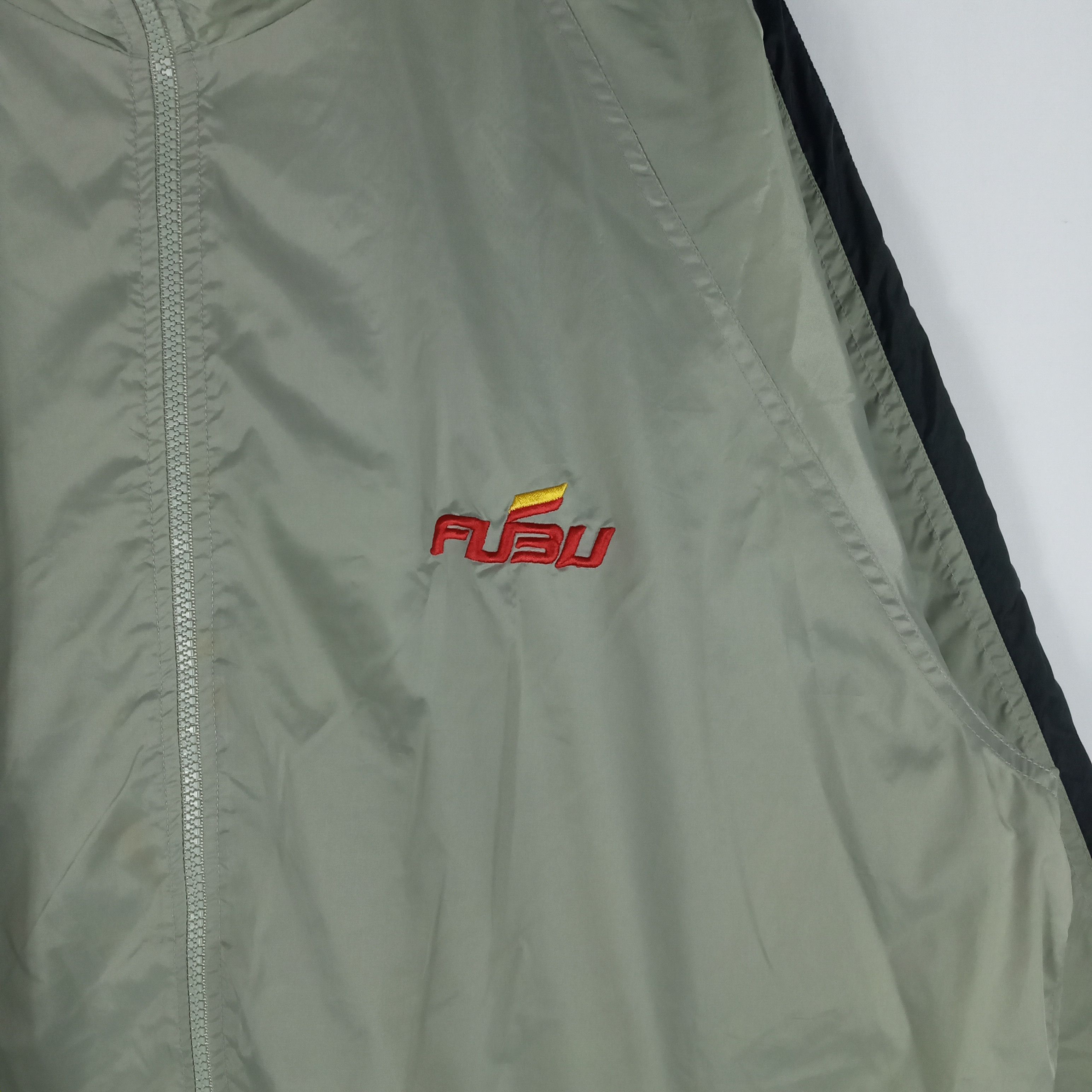 Fubu × Japanese Brand Vintage Oversize Fubu Big Logo Faded Windbreaker Jacket Size US XXL / EU 58 / 5 - 2 Thumbnail