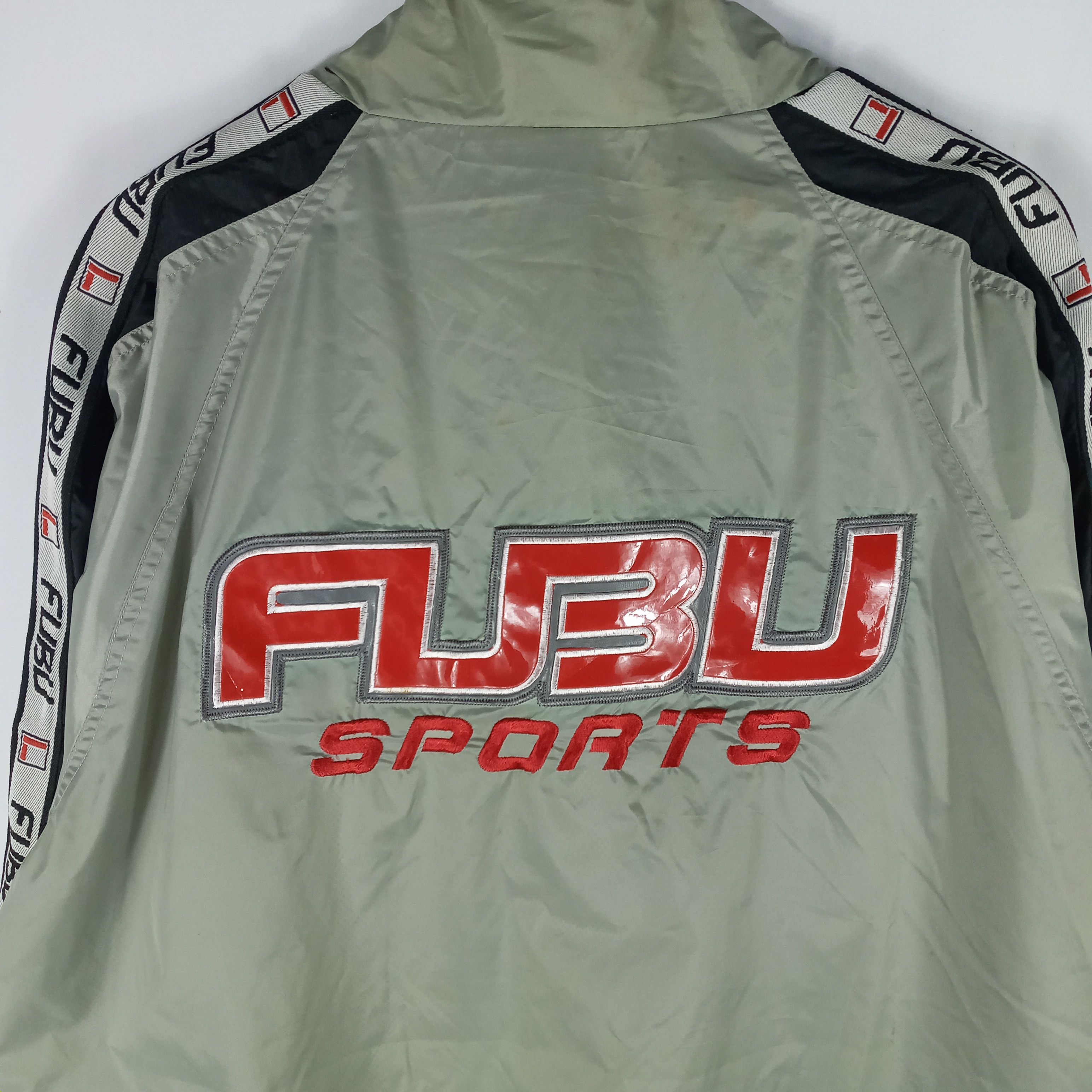 Fubu × Japanese Brand Vintage Oversize Fubu Big Logo Faded Windbreaker Jacket Size US XXL / EU 58 / 5 - 3 Thumbnail