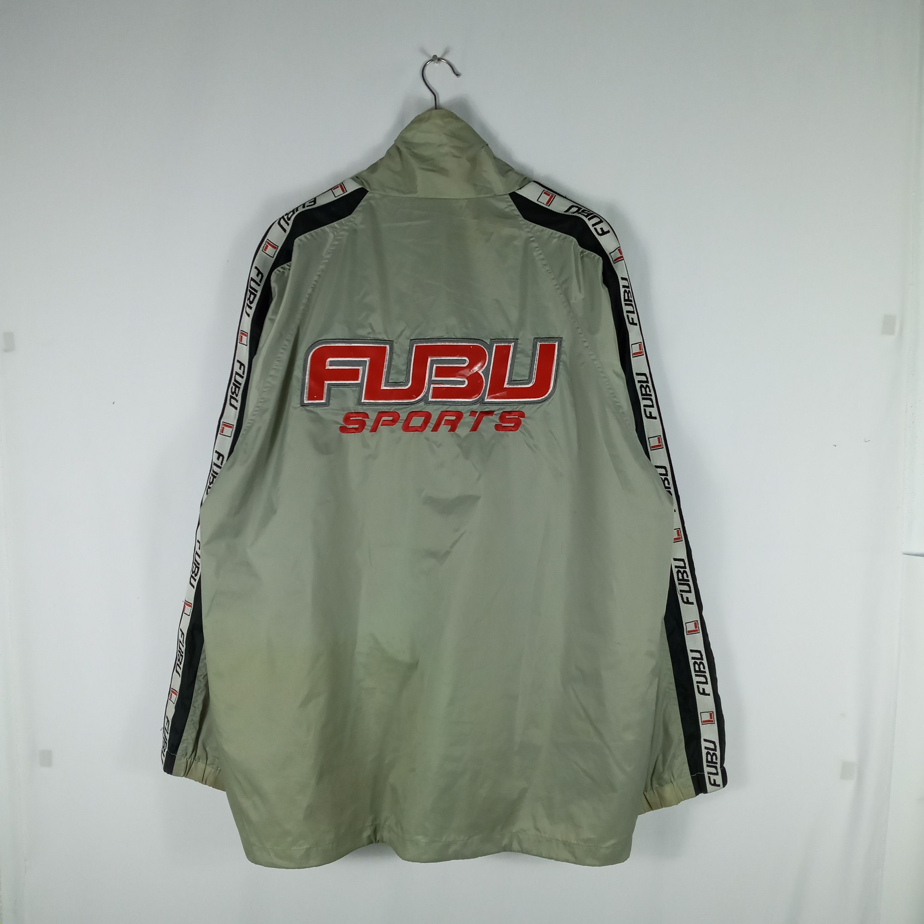 Fubu × Japanese Brand Vintage Oversize Fubu Big Logo Faded Windbreaker Jacket Size US XXL / EU 58 / 5 - 4 Thumbnail