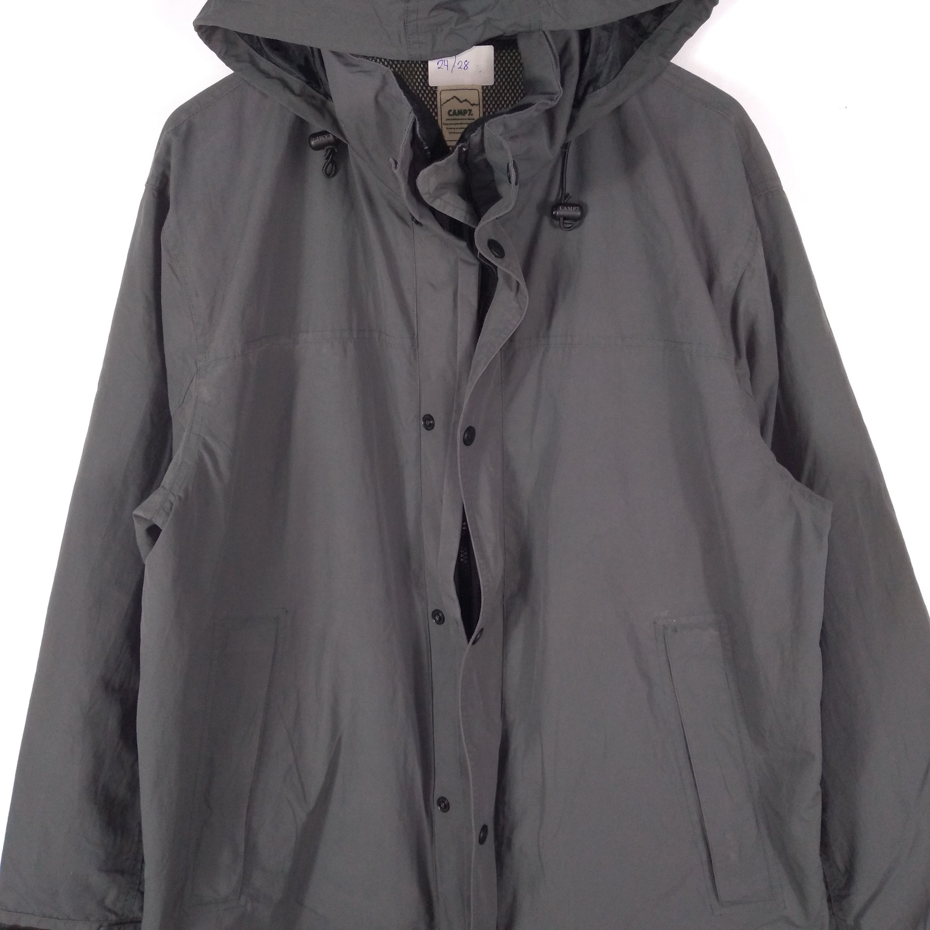 Japanese Brand Hiking Japanese Brand Camp 7 Plain Hoodie Light Jacket Size US L / EU 52-54 / 3 - 3 Thumbnail