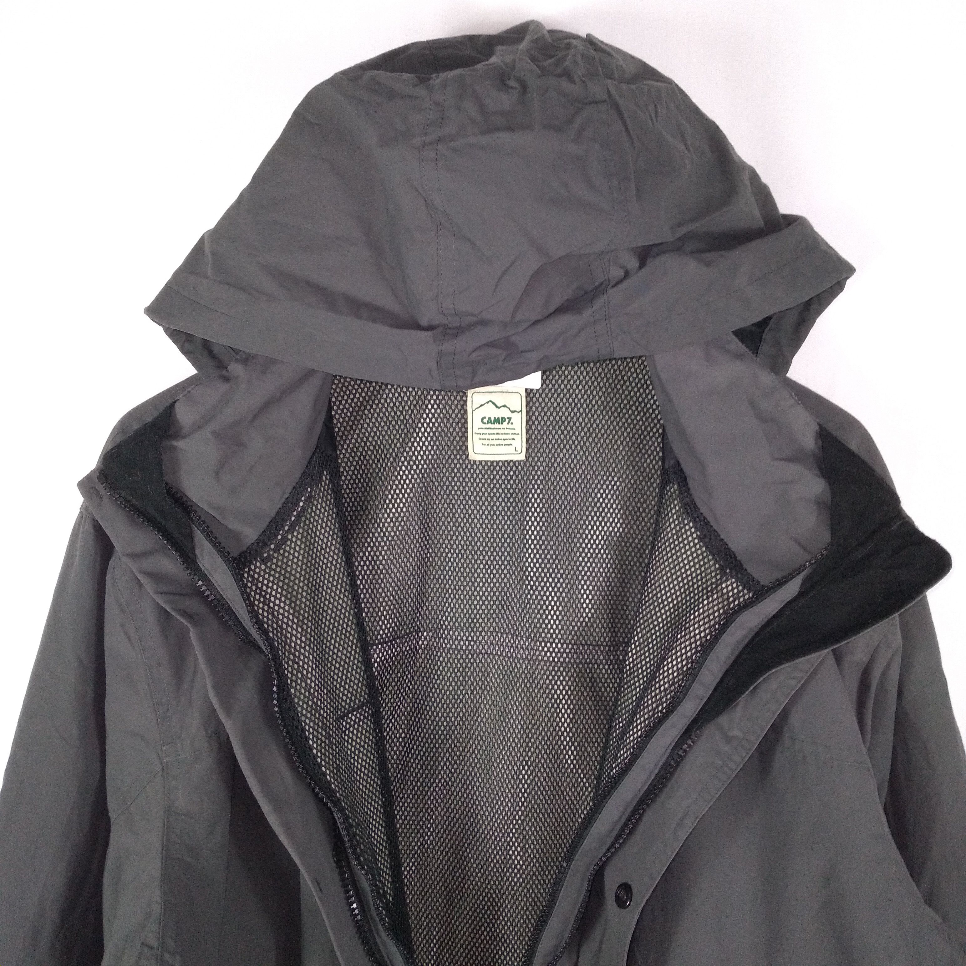 Japanese Brand Hiking Japanese Brand Camp 7 Plain Hoodie Light Jacket Size US L / EU 52-54 / 3 - 8 Thumbnail