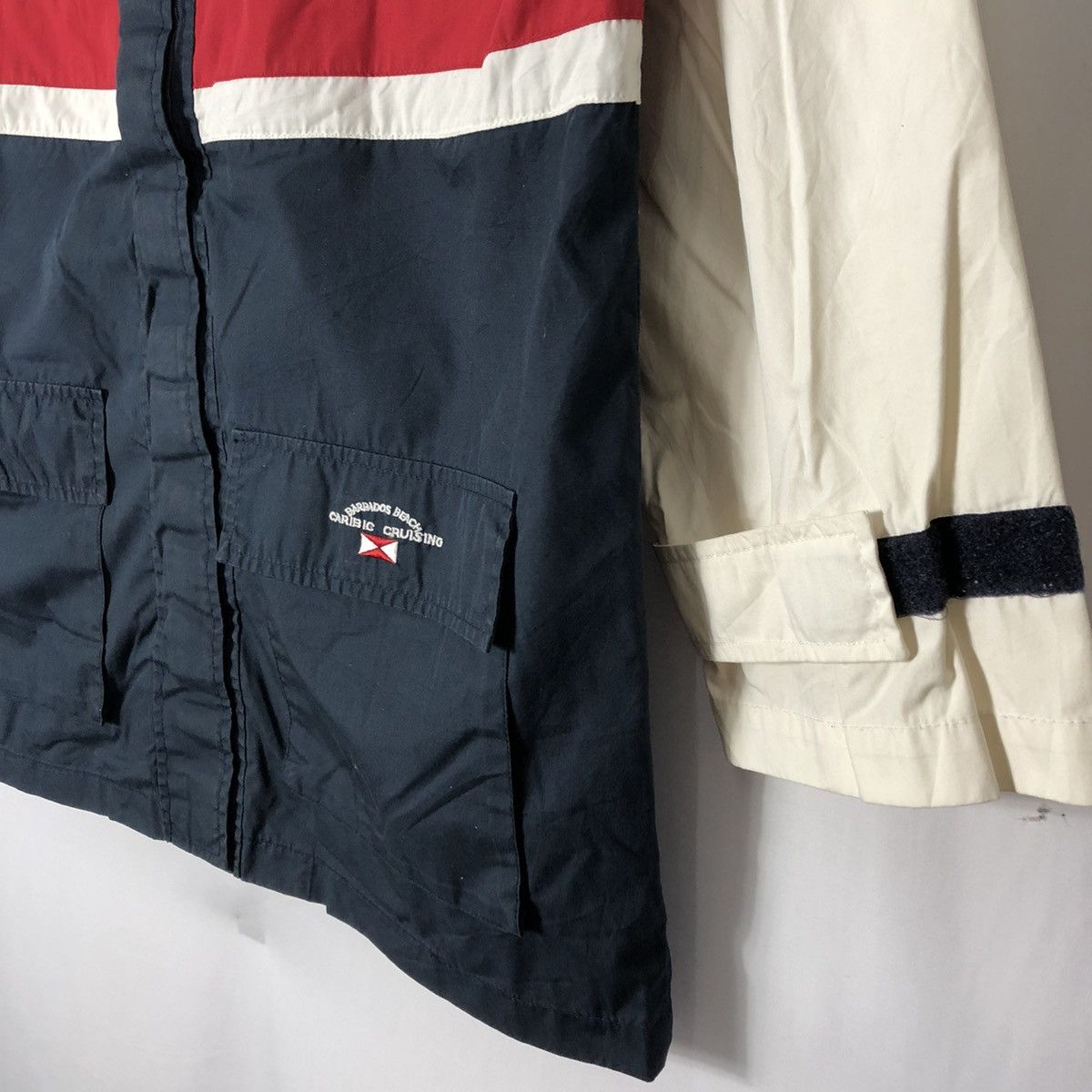 Japanese Brand × Vintage Rare Vintage Caribic Crusing Barbados Tricolour Light Jacket Size US M / EU 48-50 / 2 - 6 Thumbnail