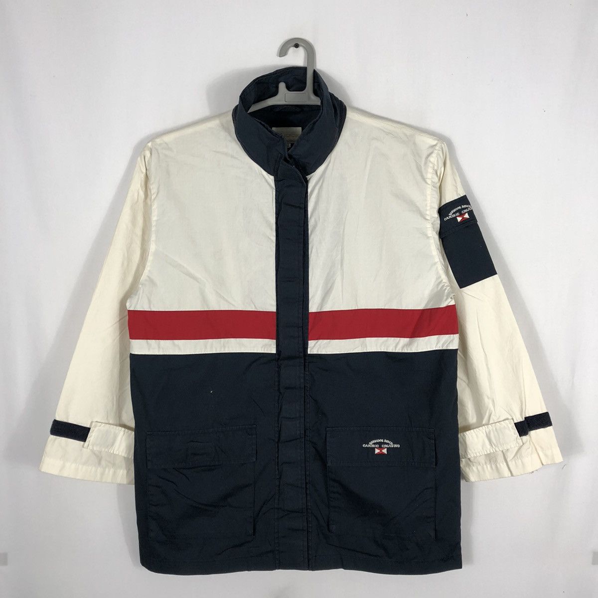Japanese Brand × Vintage Rare Vintage Caribic Crusing Barbados Tricolour Light Jacket Size US M / EU 48-50 / 2 - 1 Thumbnail