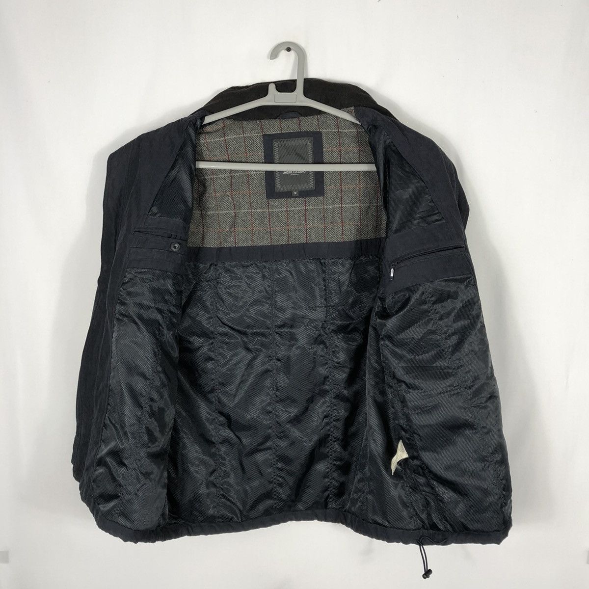 Andreluciano × Designer × Vintage Italy Andre Luciano Velvet Formal Worker Plain Light Jacket Size US M / EU 48-50 / 2 - 13 Thumbnail