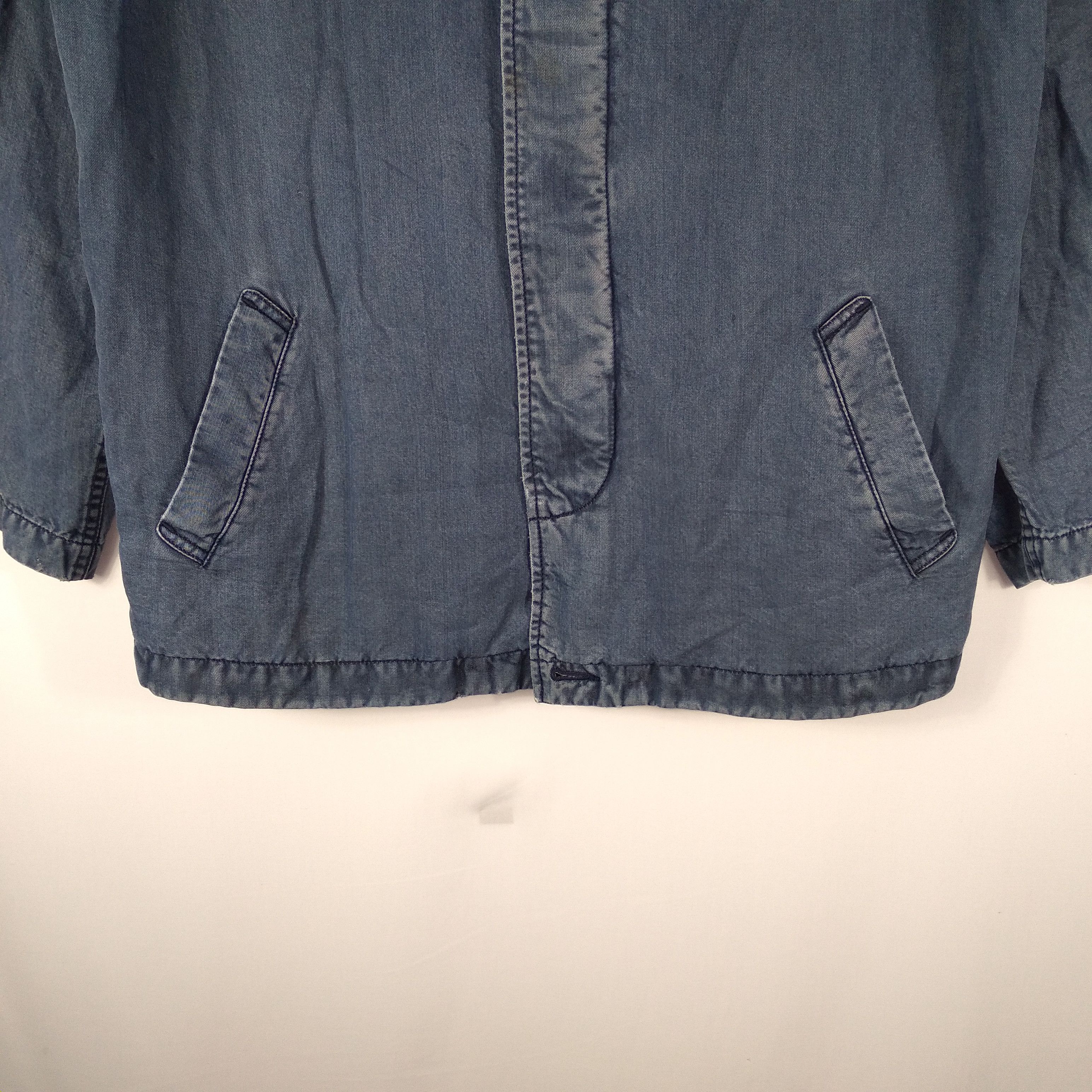 Vintage × Wrangler Vintage Wrangler Three Pockets Denim Styles Chore Jacket Size US L / EU 52-54 / 3 - 3 Thumbnail