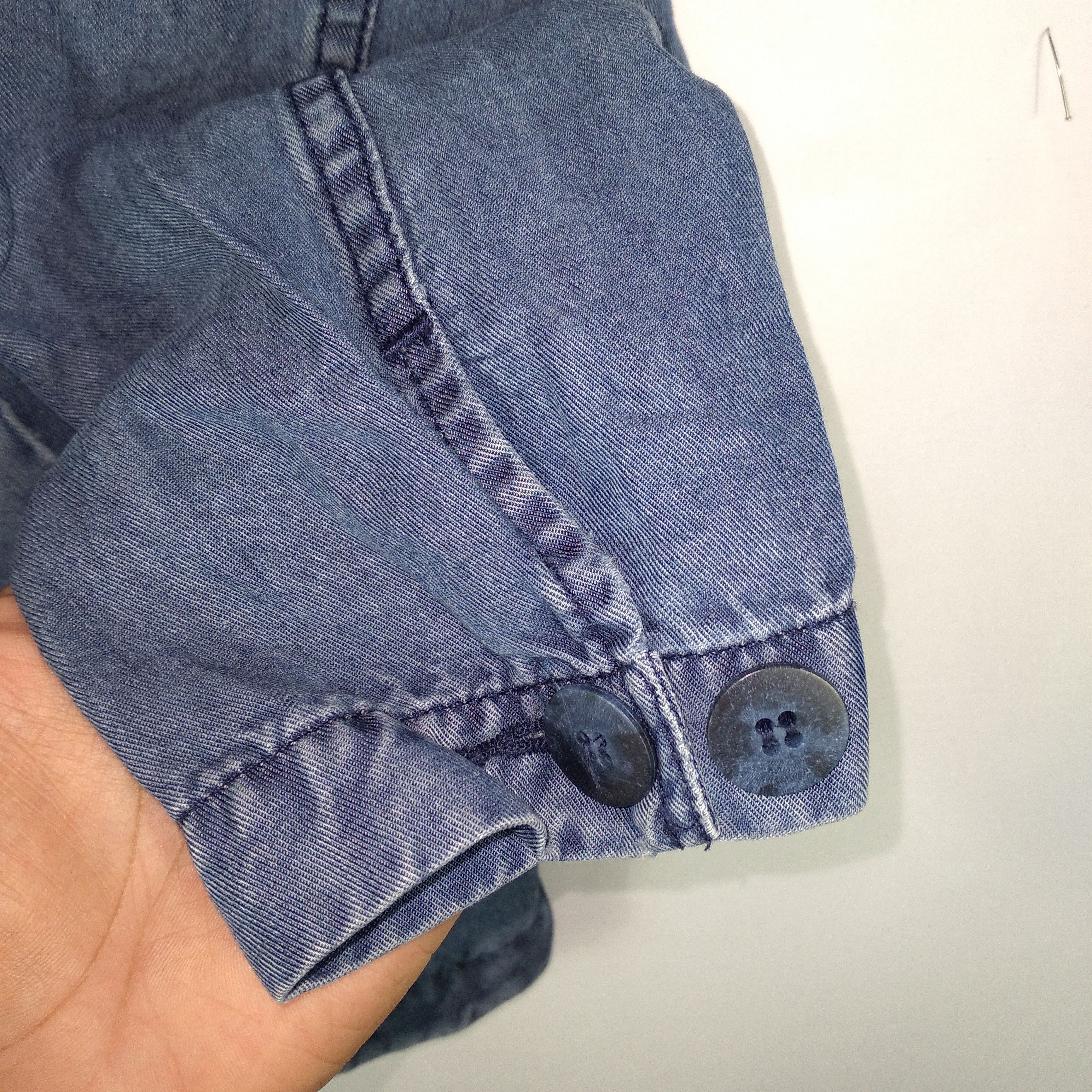 Vintage × Wrangler Vintage Wrangler Three Pockets Denim Styles Chore Jacket Size US L / EU 52-54 / 3 - 6 Thumbnail