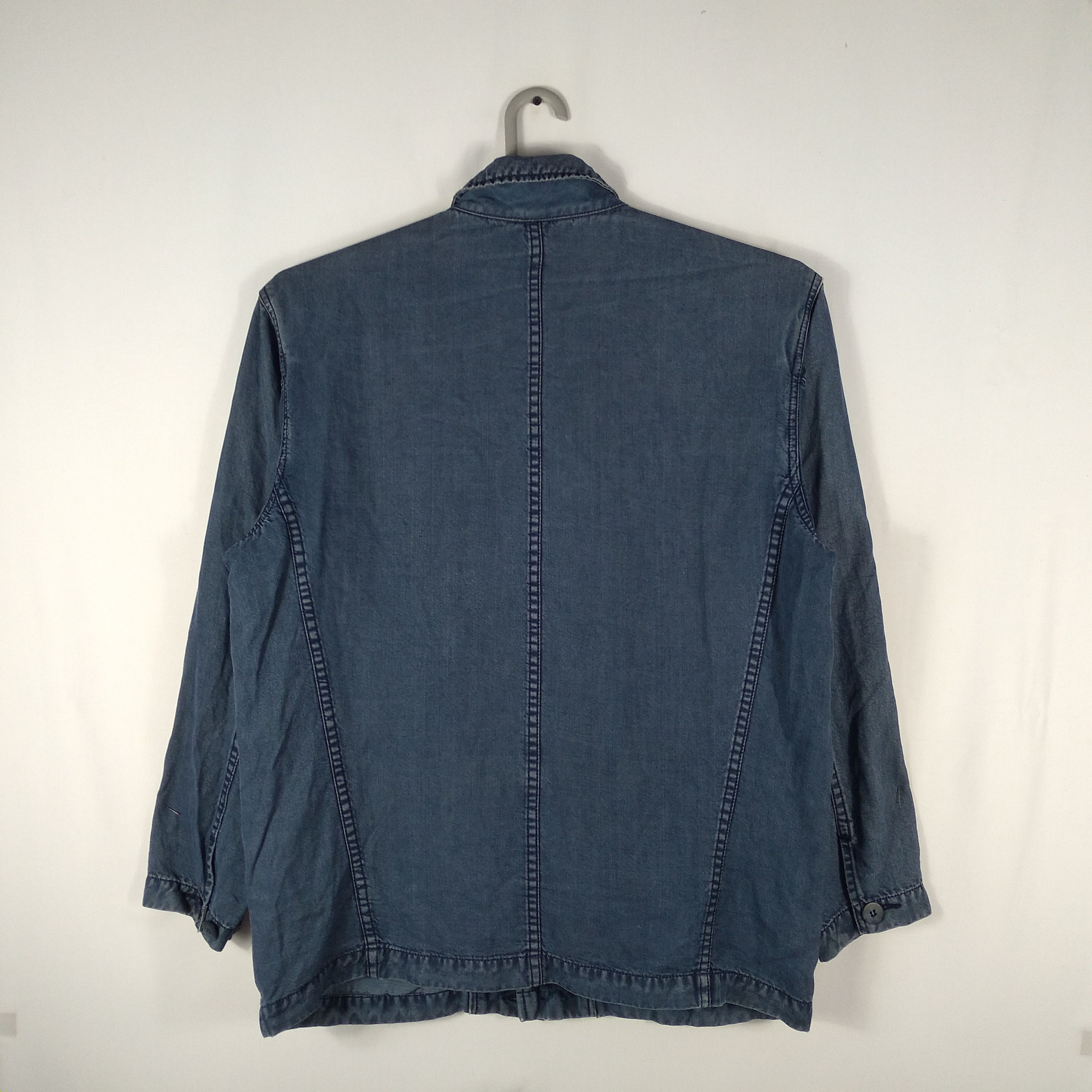 Vintage × Wrangler Vintage Wrangler Three Pockets Denim Styles Chore Jacket Size US L / EU 52-54 / 3 - 4 Thumbnail