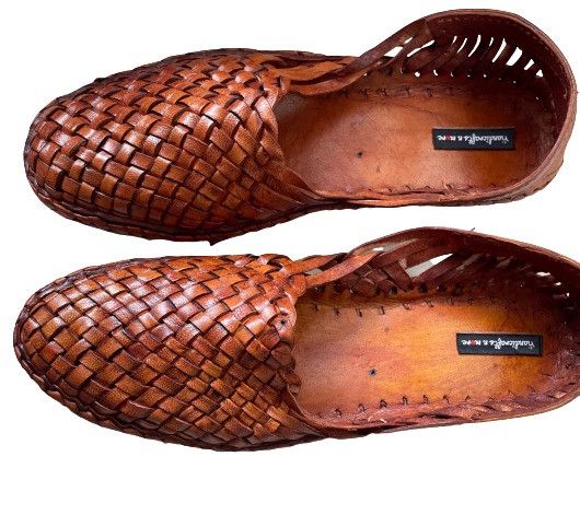 Other Mens Leather woven mules, Criss Cross Leather Mens Shoes Size US 10 / EU 43 - 7 Thumbnail