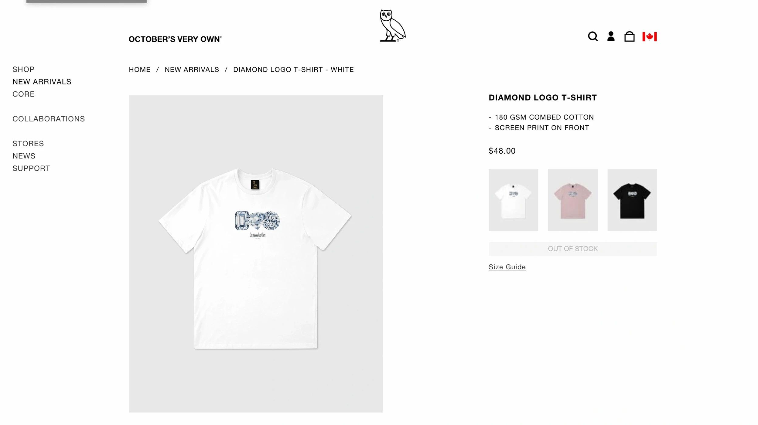 Drake OVO DIAMOND LOGO T-SHIRT Size US XXL / EU 58 / 5 - 5 Thumbnail