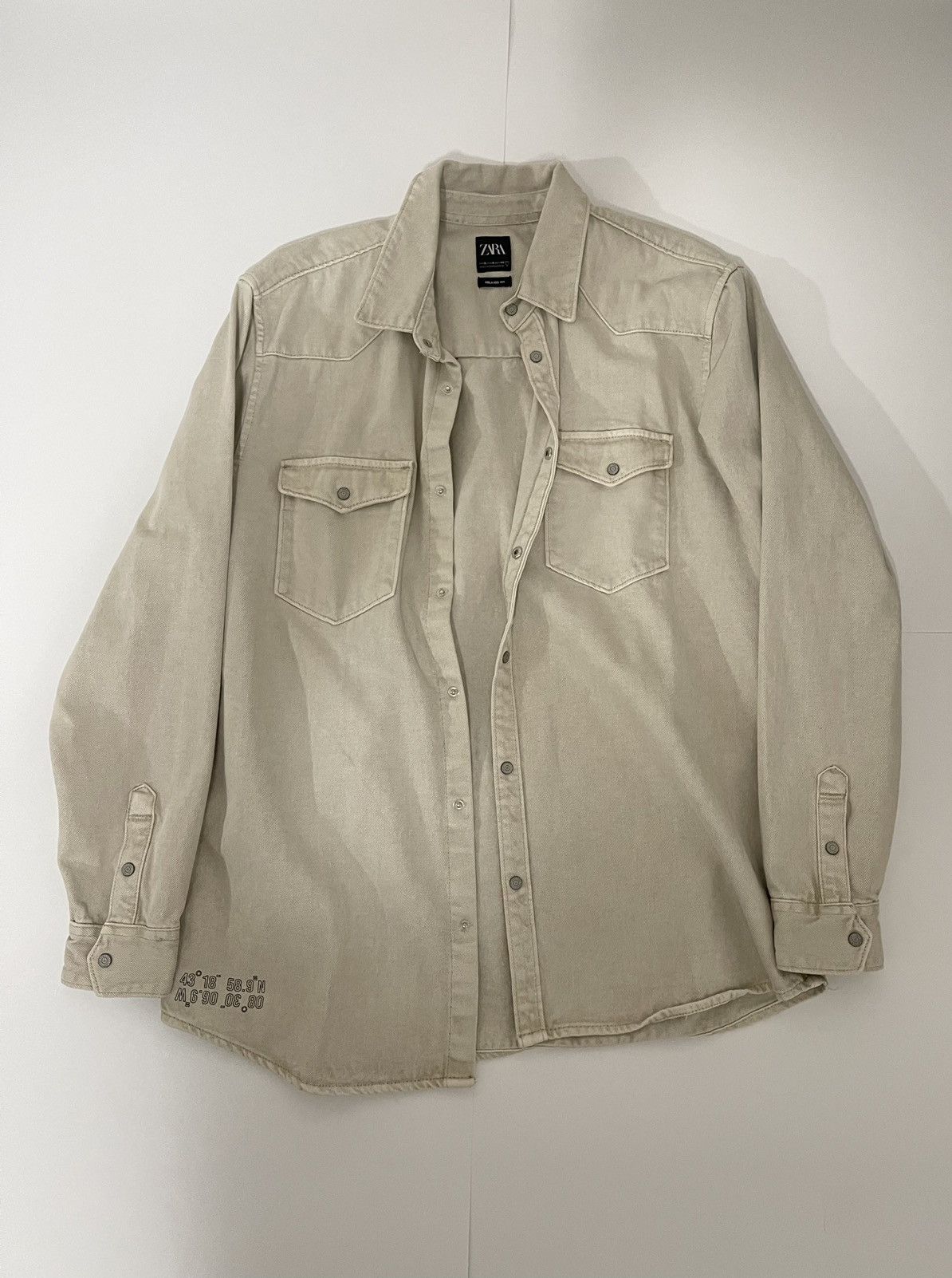 Zara Zara Designed Light Jean Jacket Size US XL / EU 56 / 4 - 1 Thumbnail