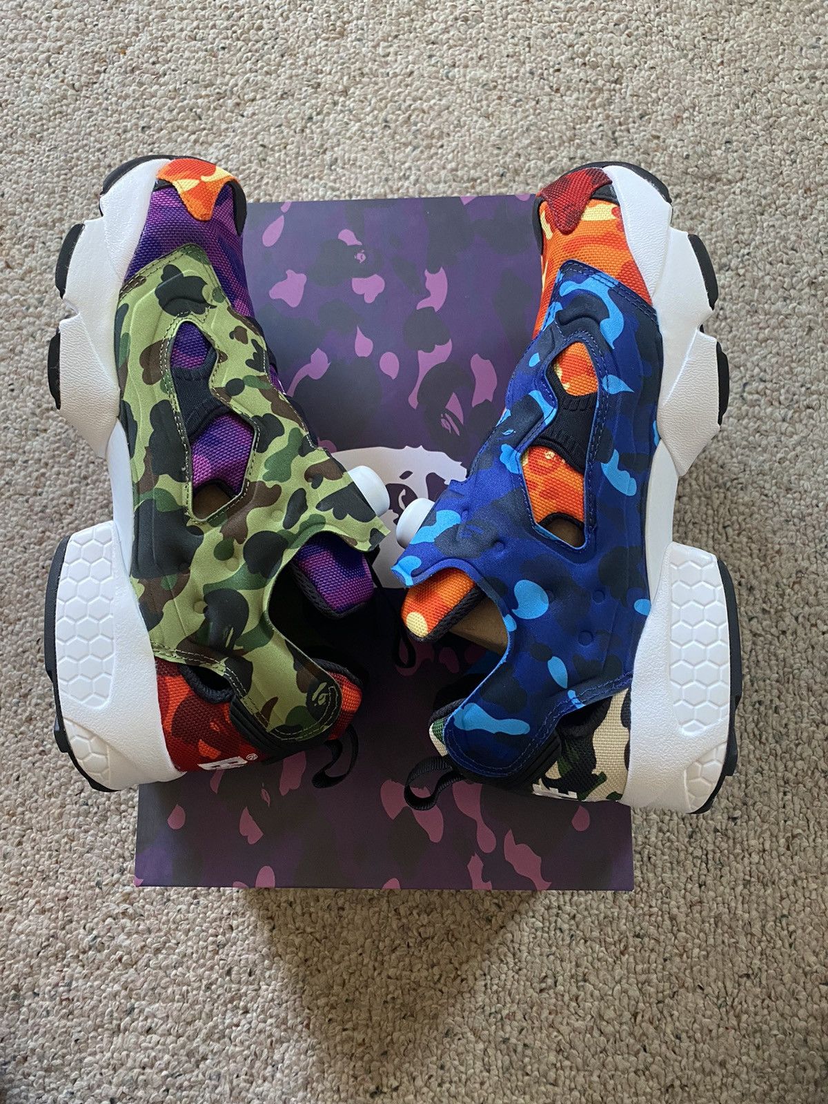 Bape Reebok X Bape Instafury Grailed