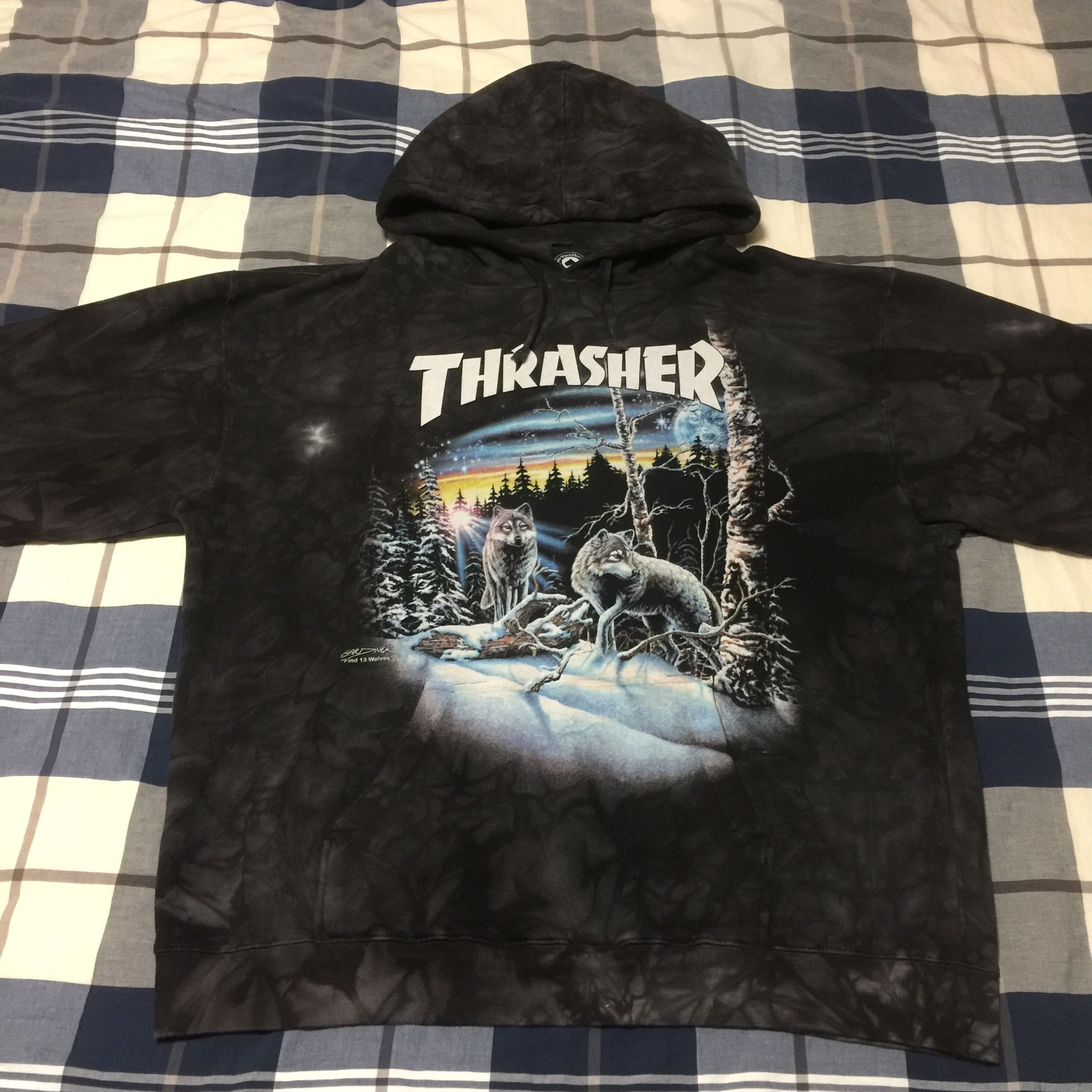 Thrasher 13 Wolves Black skor Sweatshirt