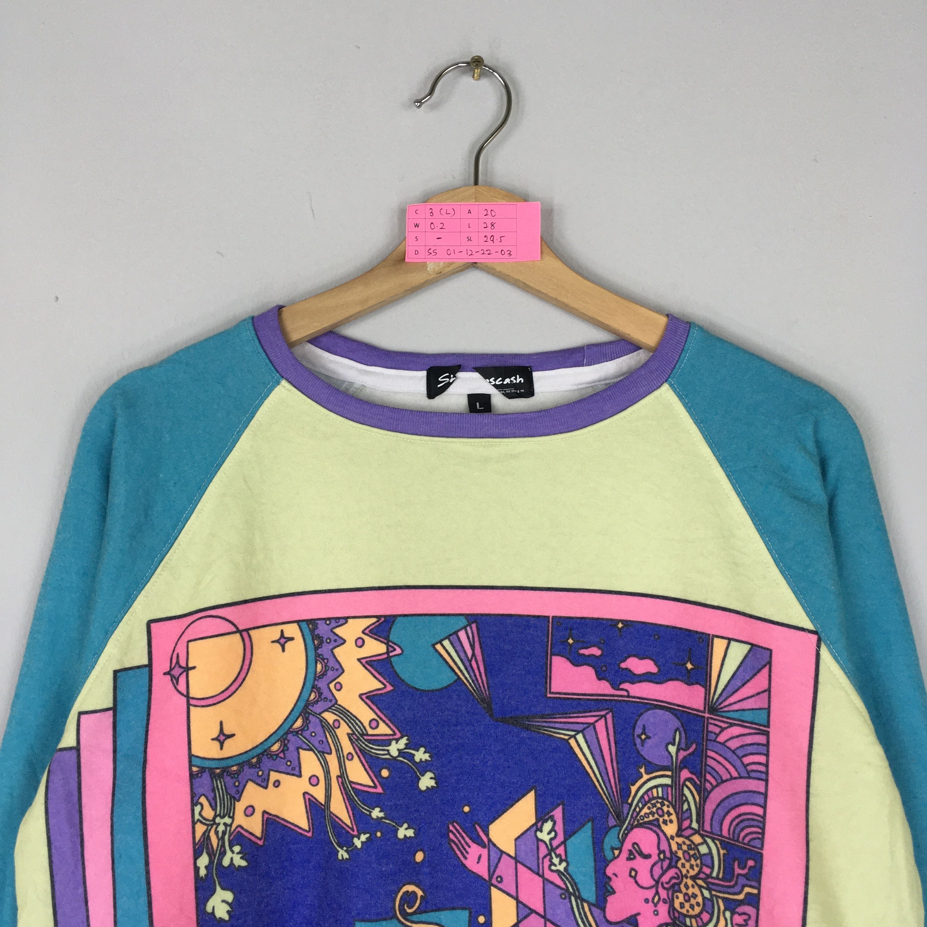 Arts & Science Vintage POP ART Soft Sweatshirt Full Printed Pop Art Size US L / EU 52-54 / 3 - 3 Thumbnail