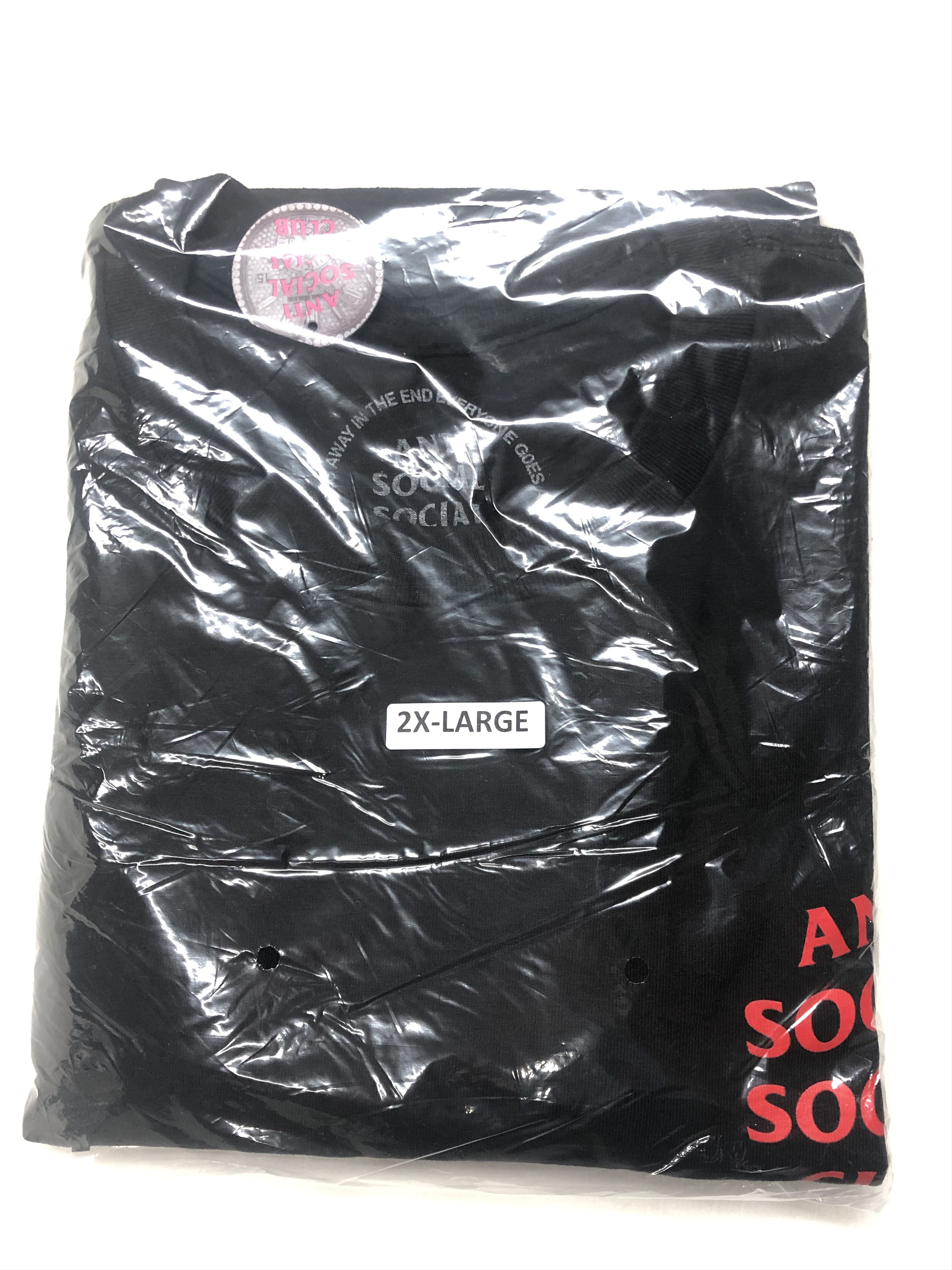 Anti Social Social Club DS weekly Red ASSC Omakase black tee FTP FOG CDG BAPE KITH Size US XXL / EU 58 / 5 - 2 Thumbnail